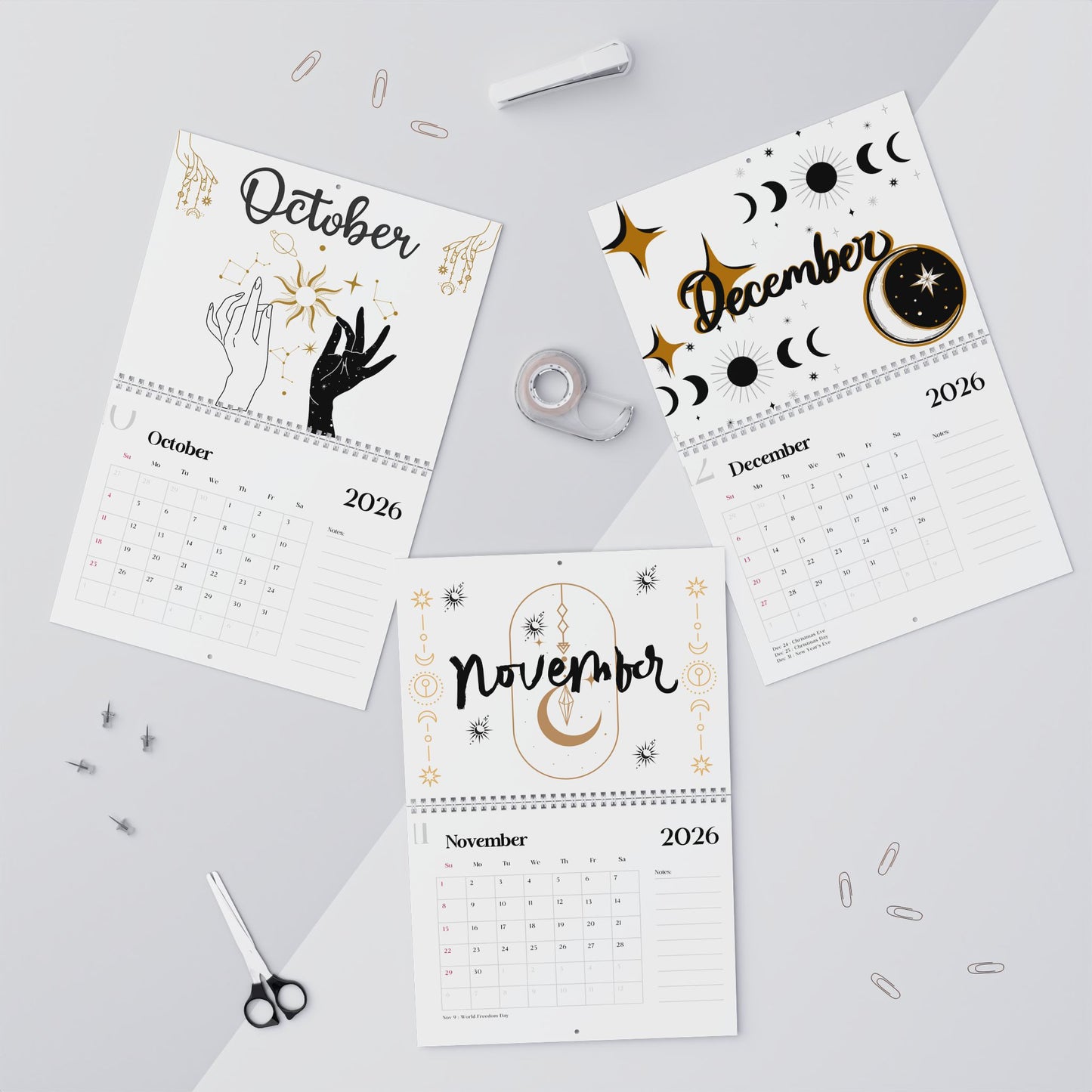 Celestial Wall Calendar