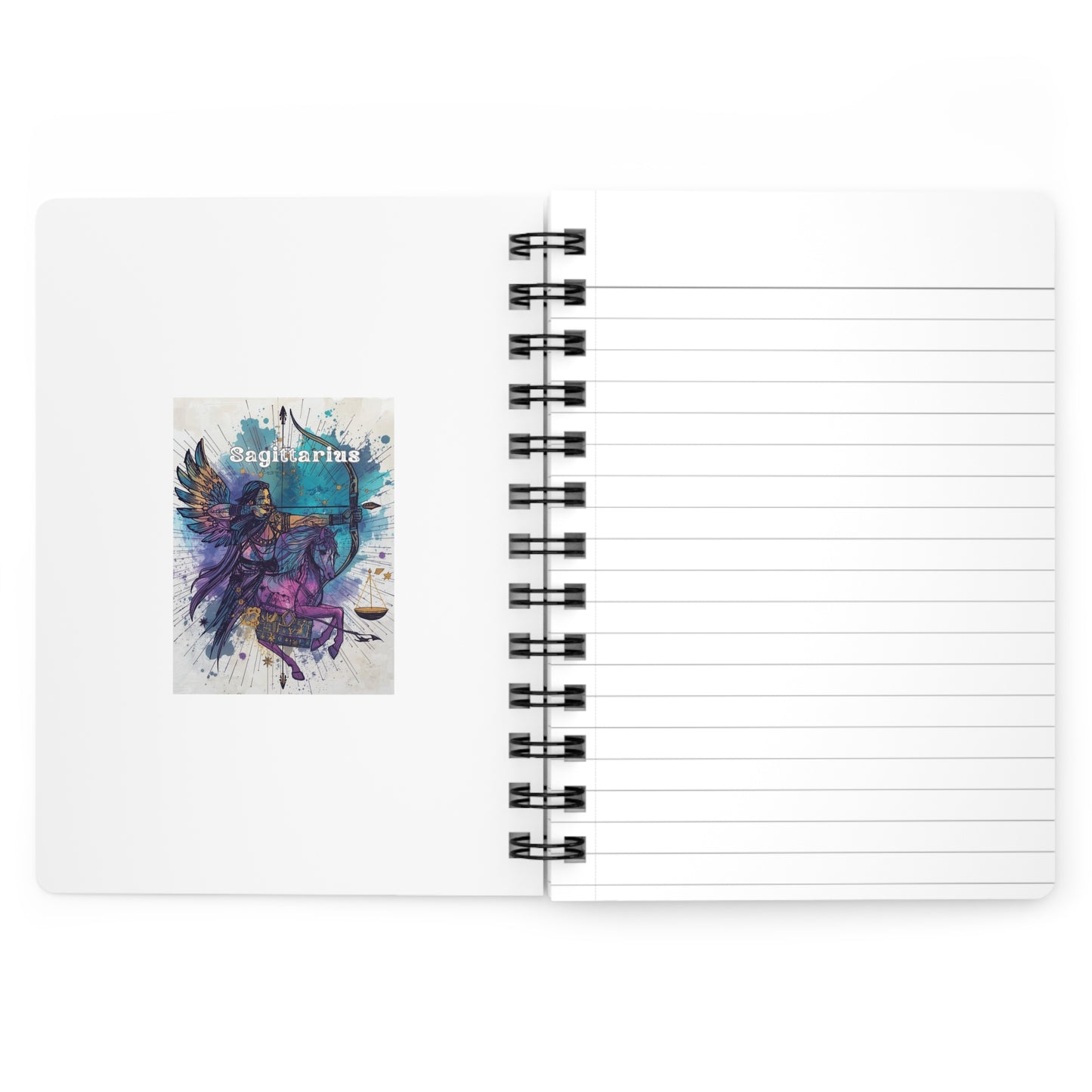 Sagittarius Journal, Cosmic Journal, Celestial Journal, Spiral Bound Journal