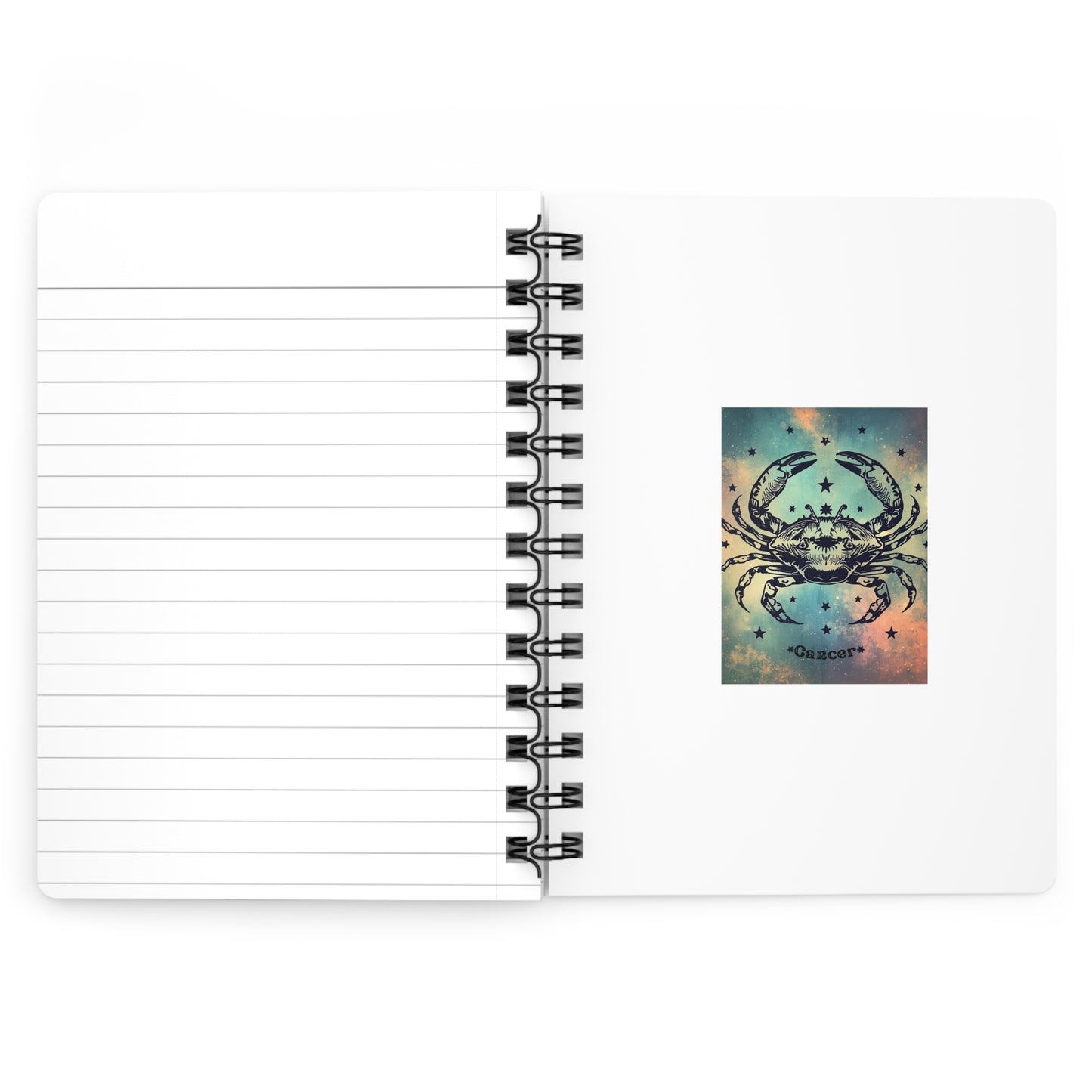 Astrology Crab Spiral Bound Journal - Ideal for Cancer Zodiac Lovers