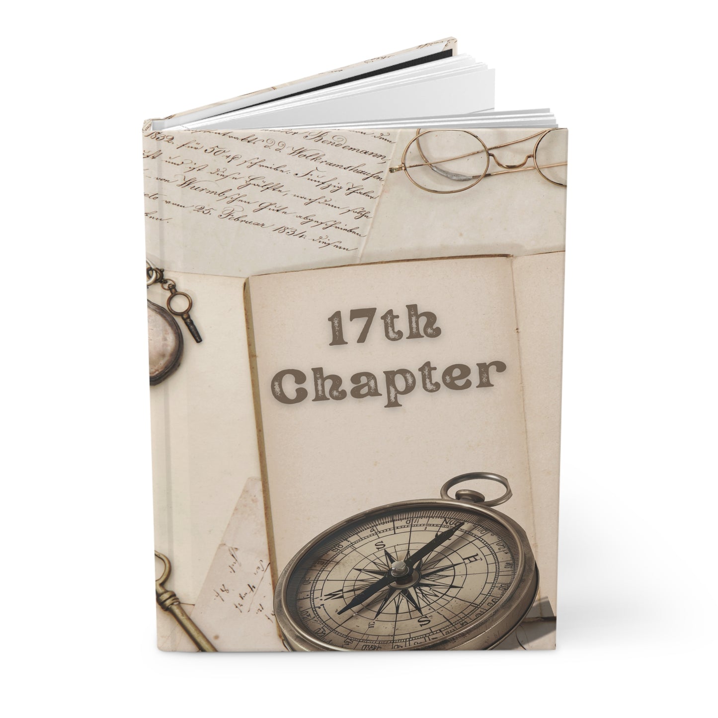 Personalize, Adventure Journal: 17th Chapter Design, Seventeenth Chapter Journal For Him, 17th Chapter For Him