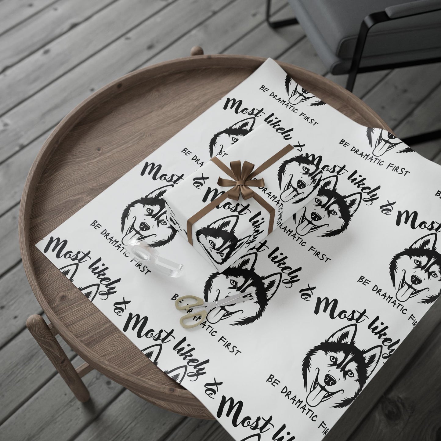 Husky Wrapping Papers