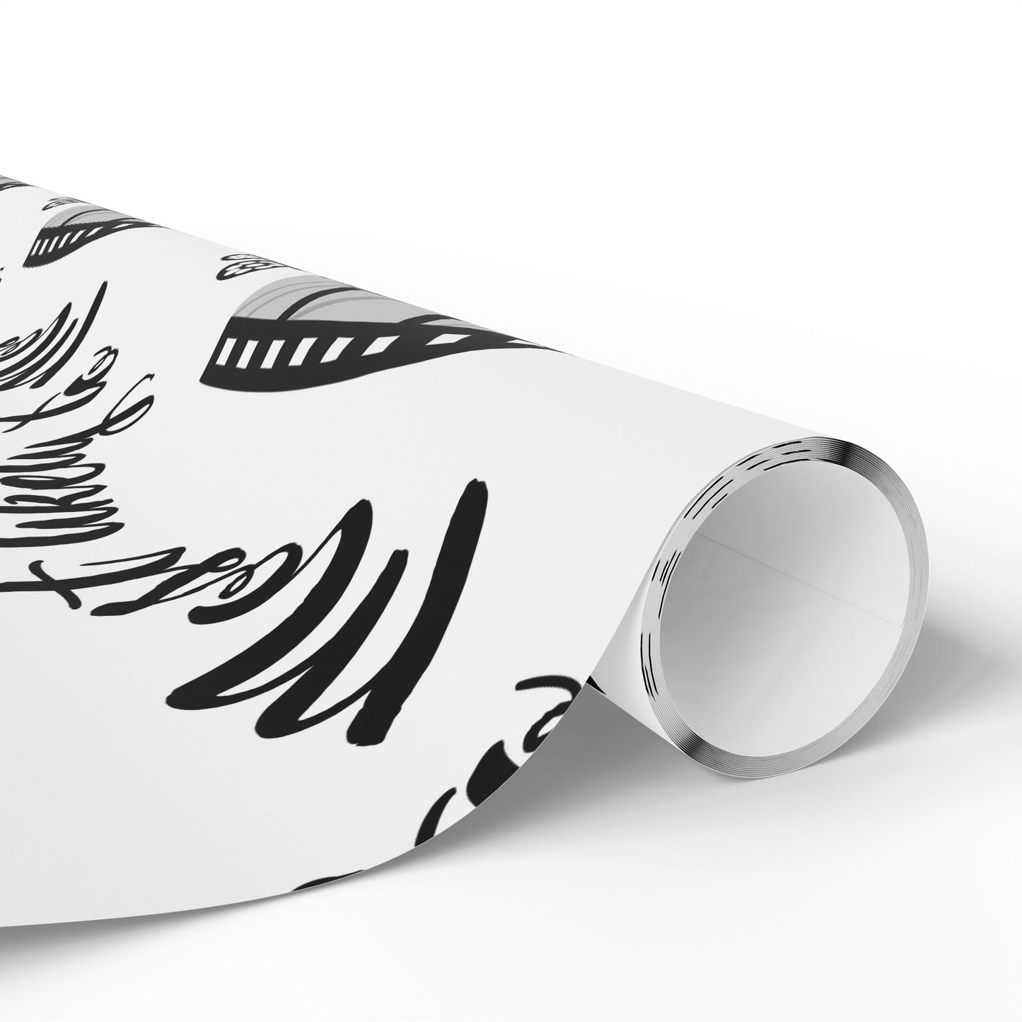 Film-Themed Wrapping Paper for Movie Lovers, Gift Wrap for Birthdays, Holidays, and Celebrations, Unique Present Packaging, Party Supplies