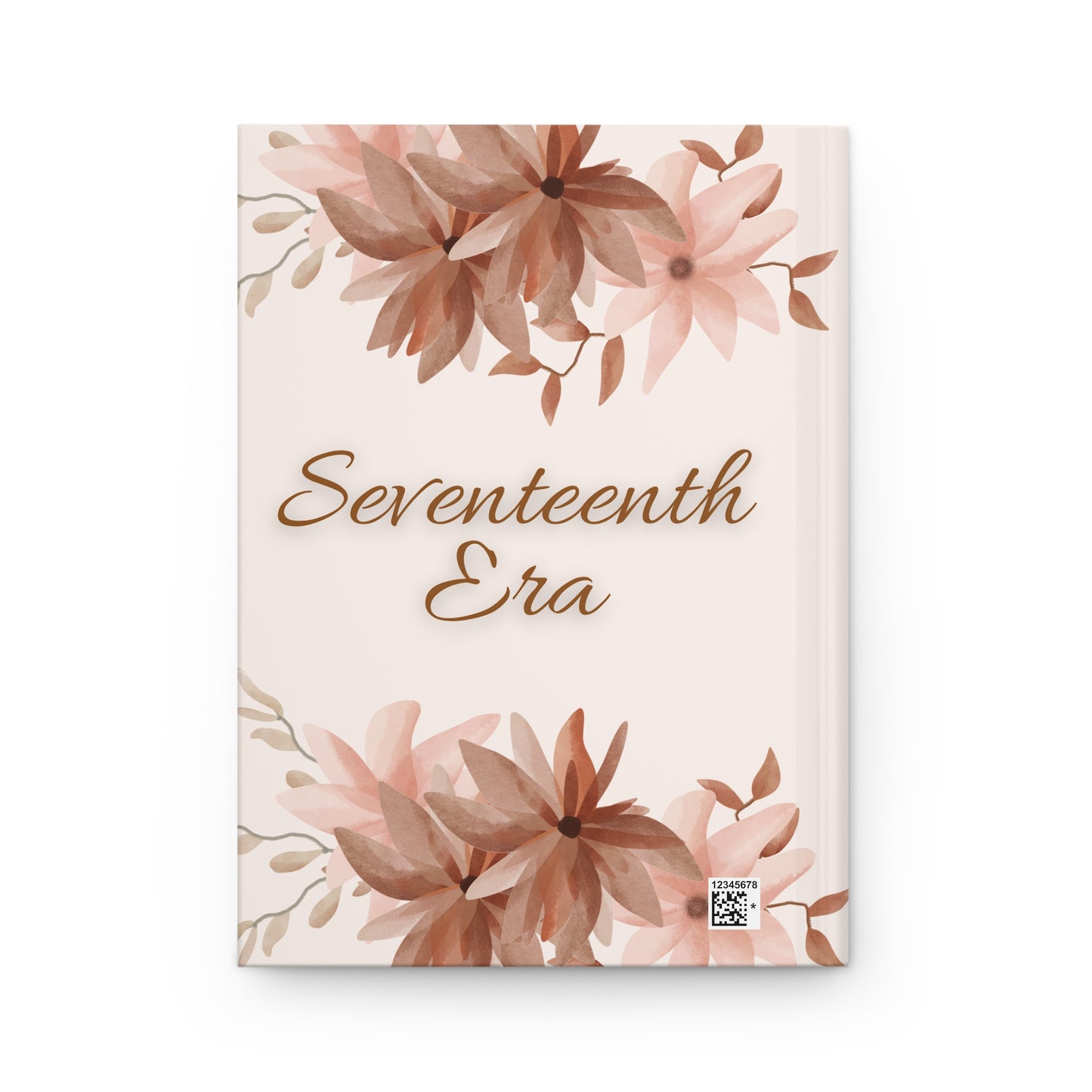 Personalize, Elegant Floral Hardcover Journal - Seventeenth Era