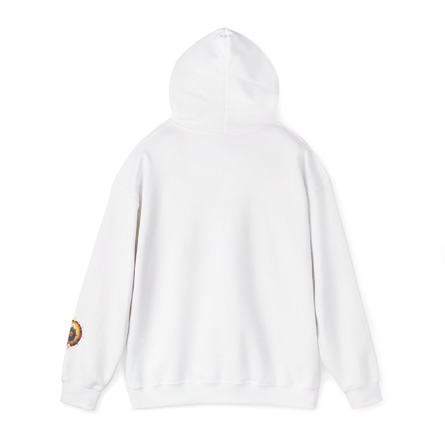 Mandala Sun Hoodie — Spiritual Boho Graphic Sweatshirt