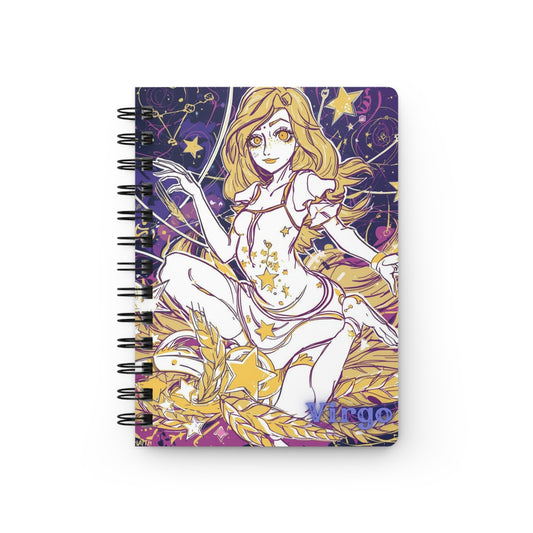 Vibrant Virgo Spiral Bound Journal