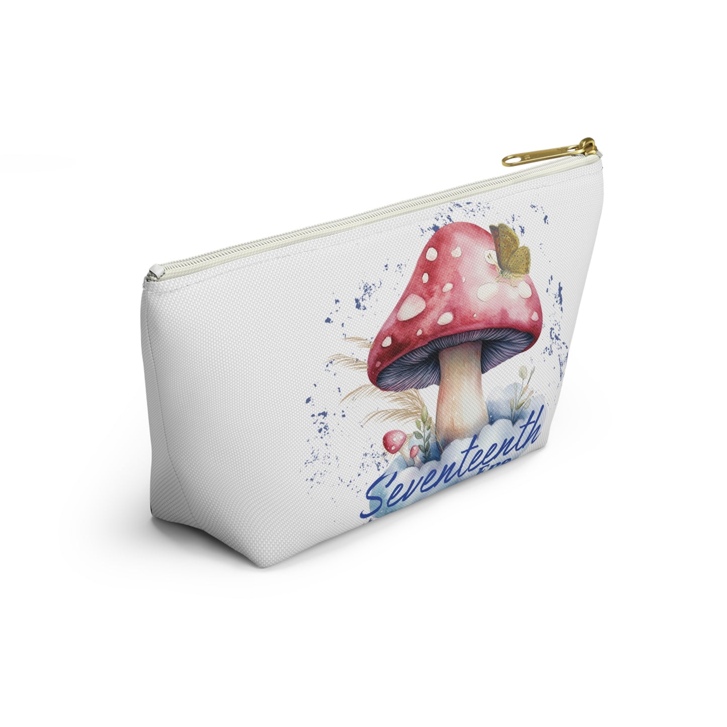 Whimsical Mushroom Accessory Pouch | Eco-Friendly Makeup Bag, Travel Organizer, Gift for Nature Lovers, Fun Storage Solution, [...]