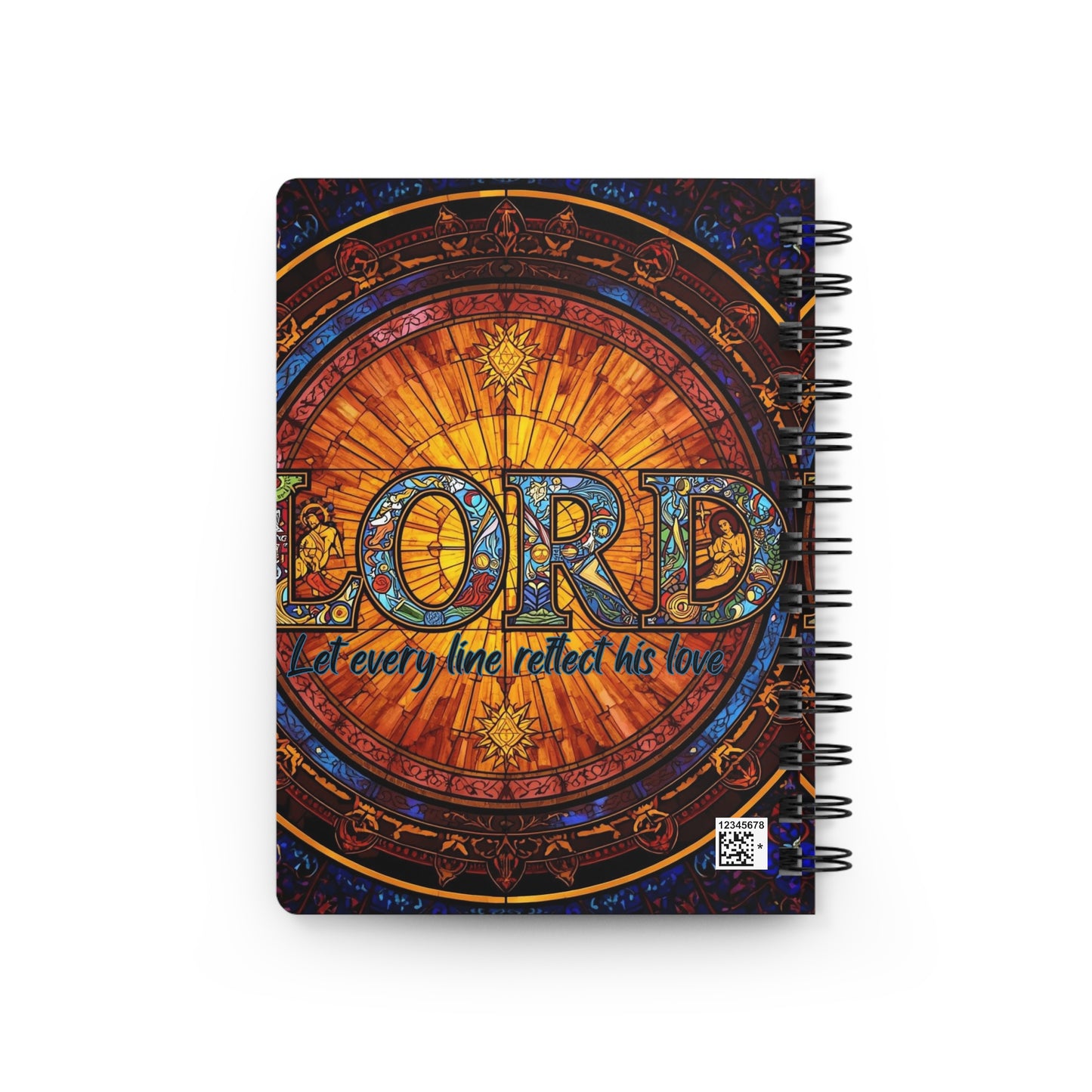 Spiral Bound Faith Journal - "LORD: Let Every Line Reflect His Love"
