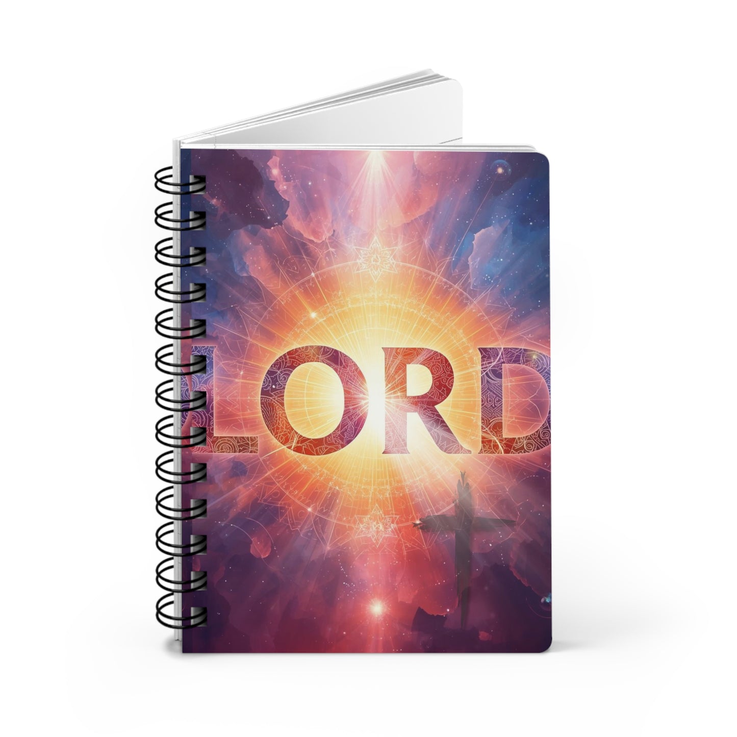 Spiral Bound Journal - "Lord" Inspirational Notebook for Reflection and Creativity