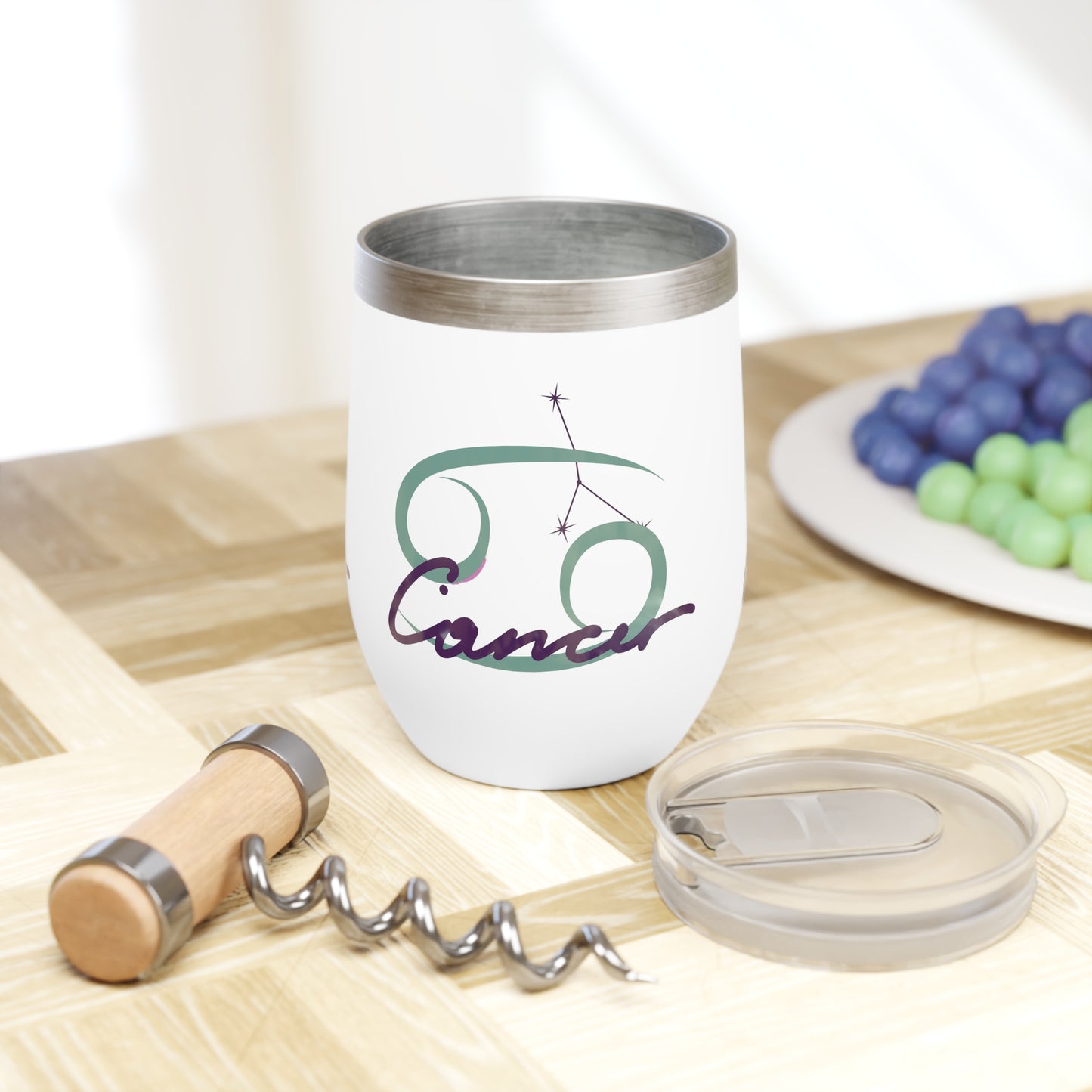 Cancer Chill Wine Tumbler
