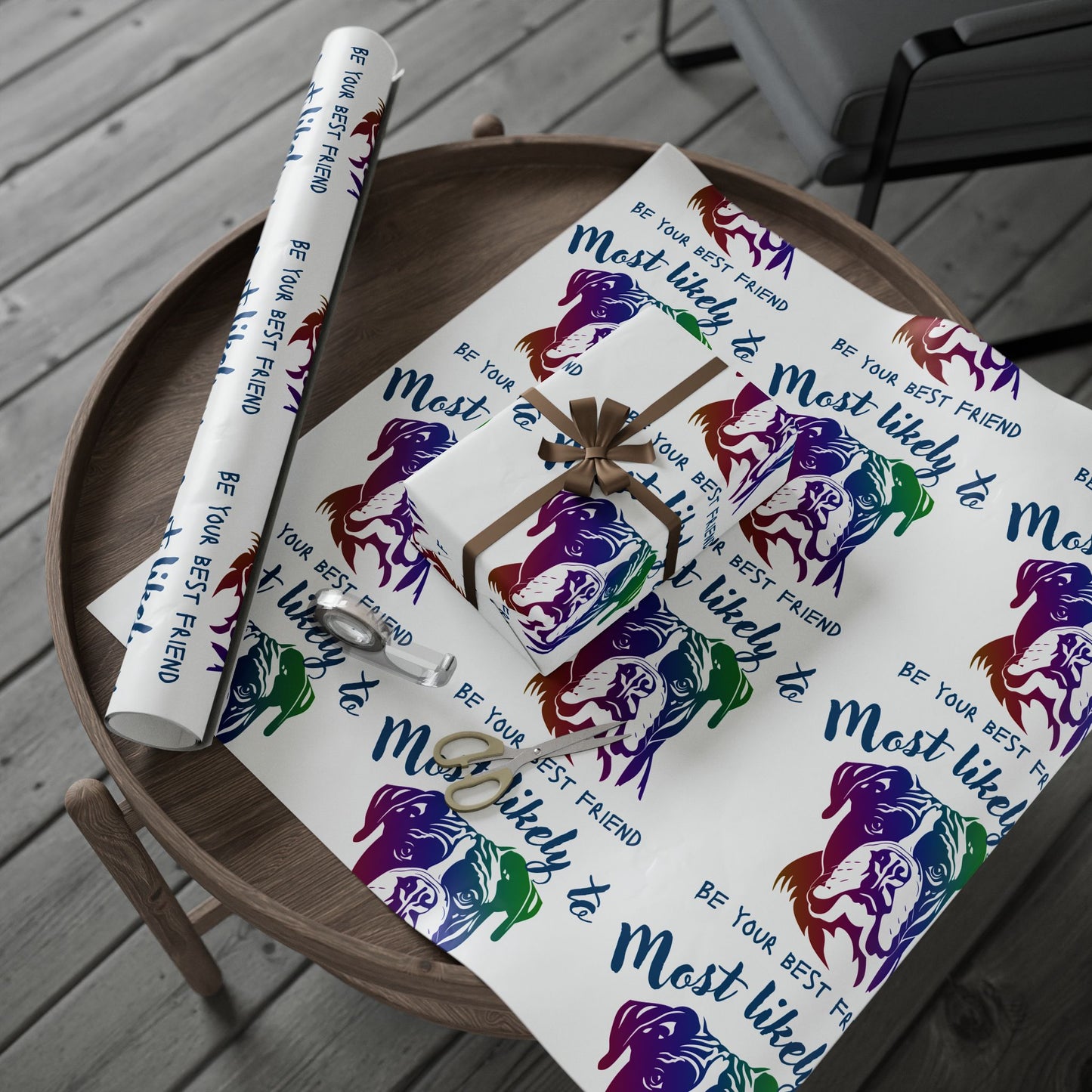 Boxer Wrapping Paper, Dog wrapping Paper, Whimsical Pet-Themed Wrapping Paper for Gifts, Colorful Dog Lover Gift Wrap, Unique Birthday Wrap, Fun Animal Print Paper, Most Likely [...]
