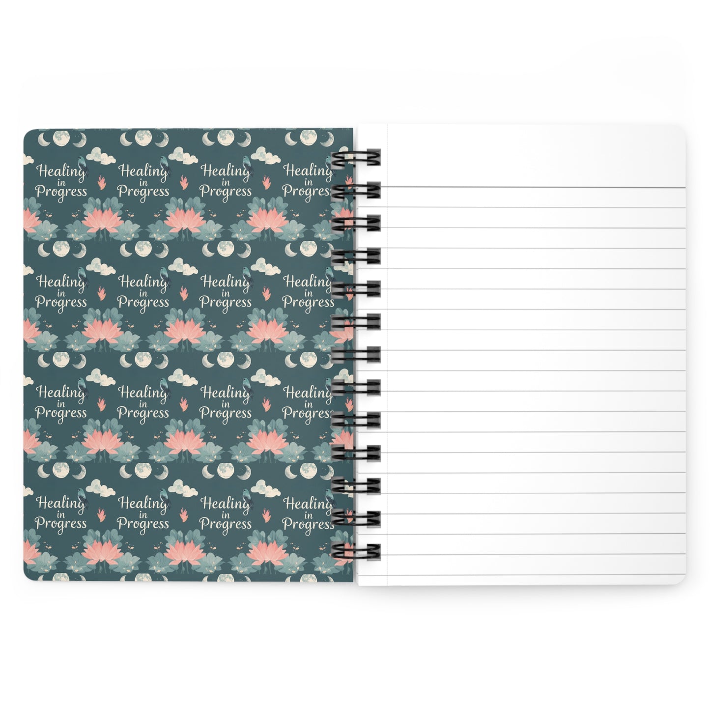 Personalize, Healing in Progress Spiral Bound Journal