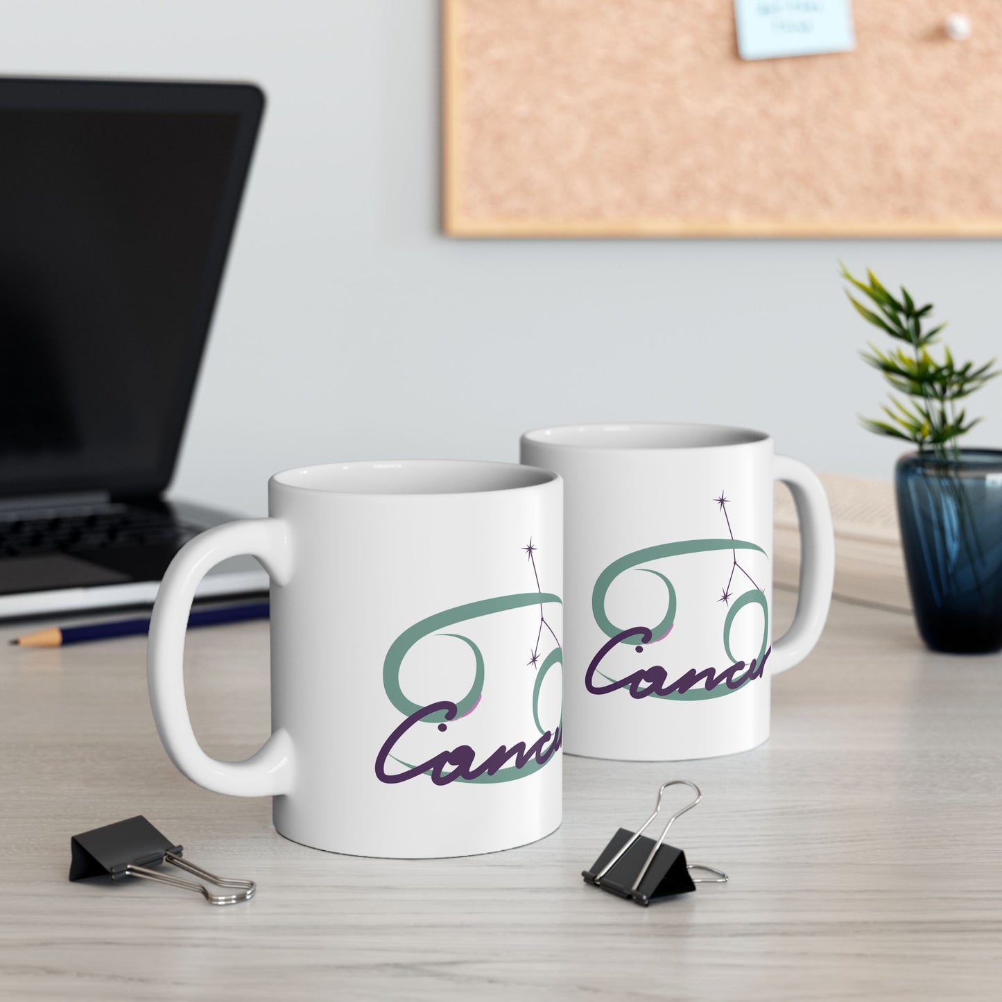 Personalized Zodiac Cancer Ceramic Mug –  (11oz, 15oz)