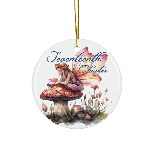 17 Chapter Ornament, Chapter 17, Era 17, 17th Birthday, Birthday Gift, Enchanting Fairy Tale Ceramic Ornaments, Magical Decor for Holidays & Gifts, 2-Sided Design, Perfect for Christmas, Chapter [...]