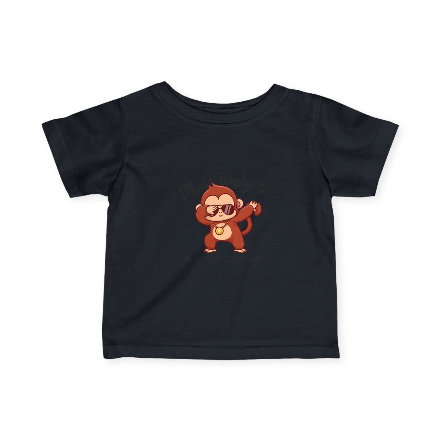 Cute Monkey Baby Tee - Most Likely To Slay Without Trying, Toddler Gift, Baby Shower Gift, Funny Kids Shirt, Infant Clothing, Birthday [...]