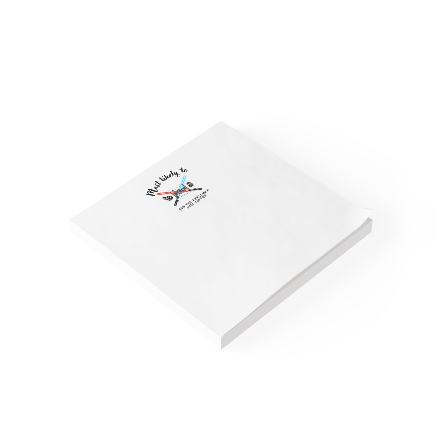 Resistance Note Pad, Space Note Pad, Wars Note Pad, Fantasy Note Pad, Galactic Note, Space, Post-it® Note Pads