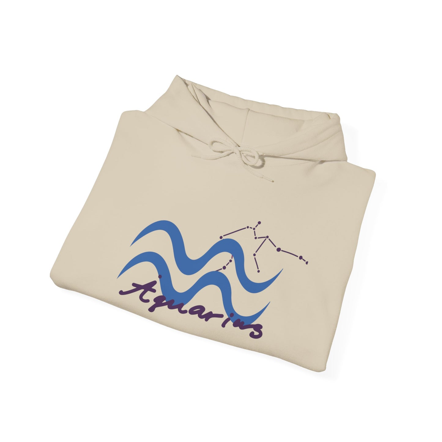 Aquarius Zodiac Hoodie — Water-Bearer Constellation Graphic Sweatshirt