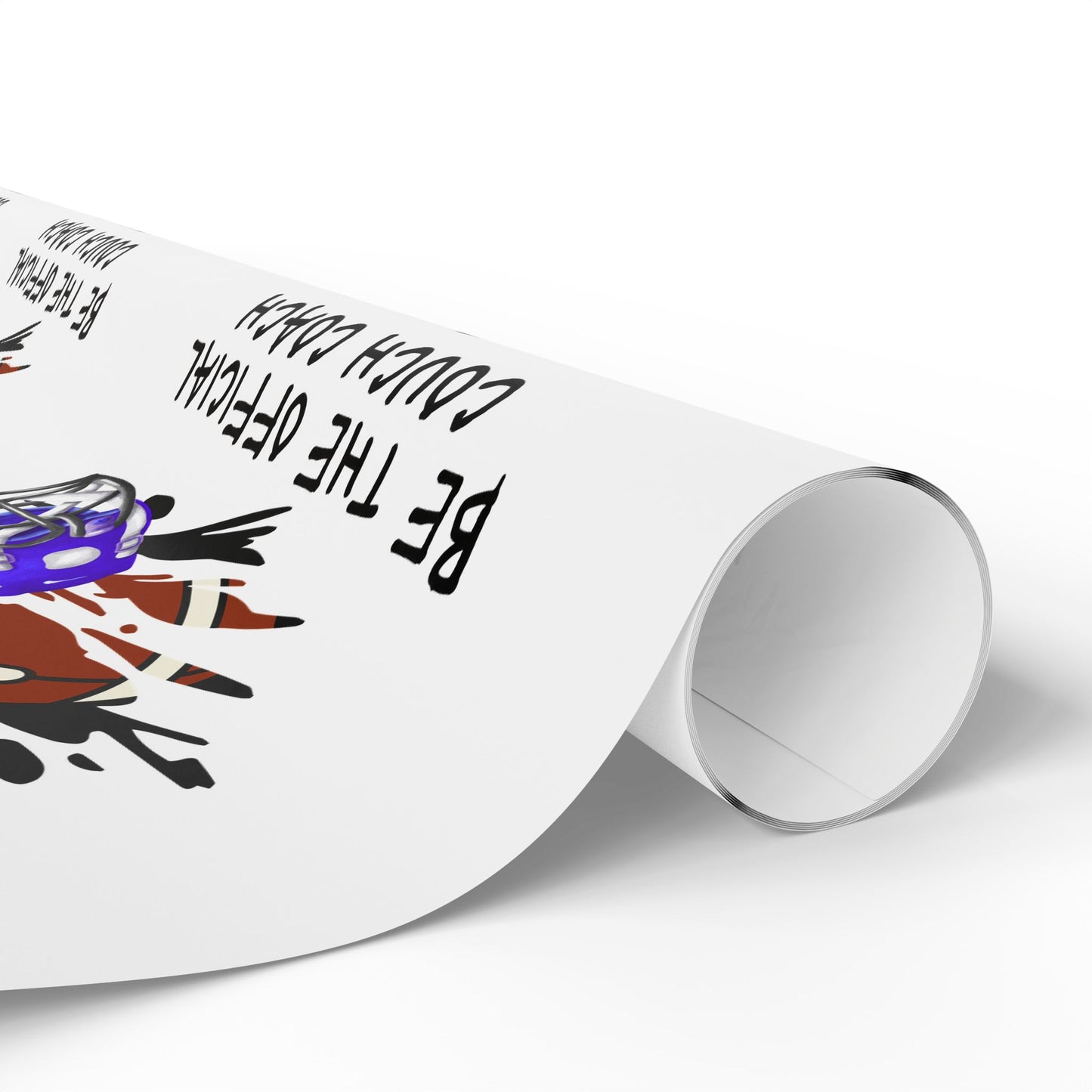 Football Theme Wrapping Paper, Unique Gift Wrap for Coaches, Sports Party Decor, Most Likely to Be the Official Couch Coach, Fun Gift [...]