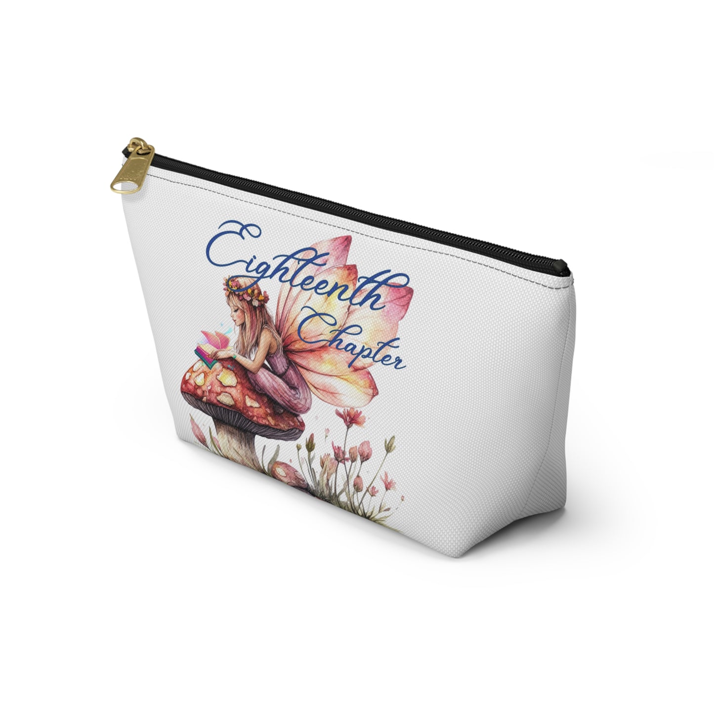 Eighteenth Chapter, 18th Chapter, Fairy Tale Accessory Pouch | Eighteenth Chapter Makeup Bag | Cute Storage for Gifts, Journals, Travelers, Organizers