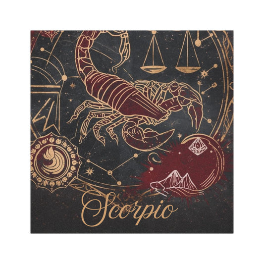 Zodiac Scorpio Car Magnet - Astrological Decor for Astrology Lovers