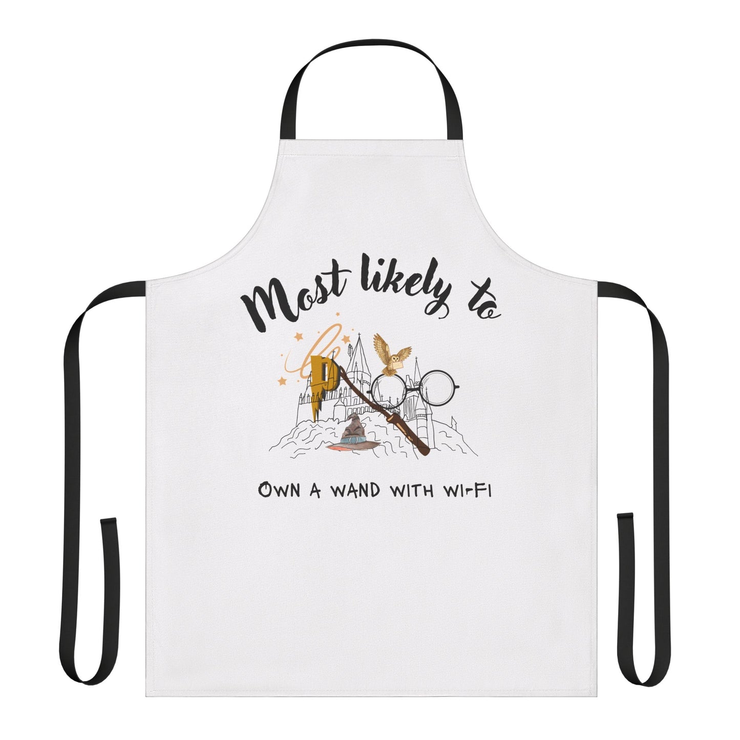 Magical Apron with 5-Color Straps, Quirky Cooking Gift for Wizards, Way to Spice Up Your Kitchen, Unique Kitchenware for Parties, [...]