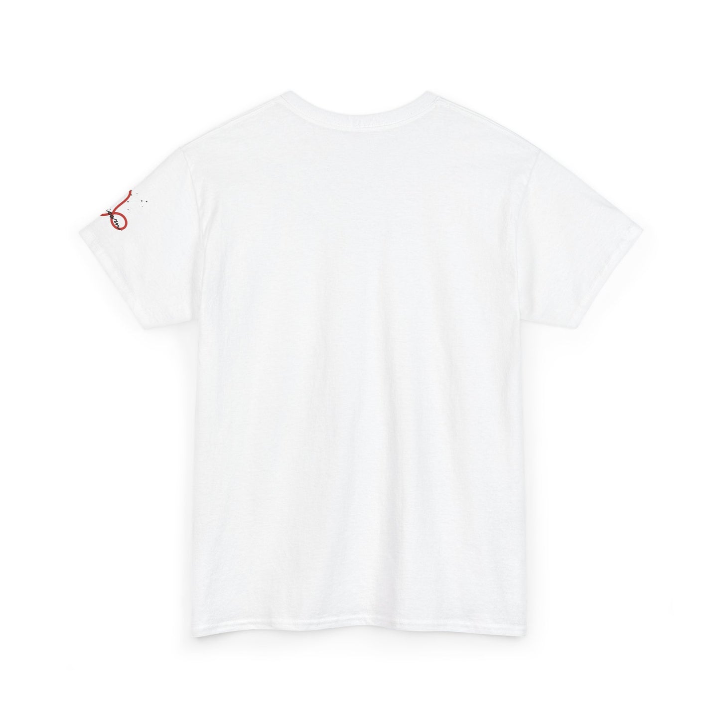 Capricorn Zodiac Tee – Red Capricorn Symbol with Script