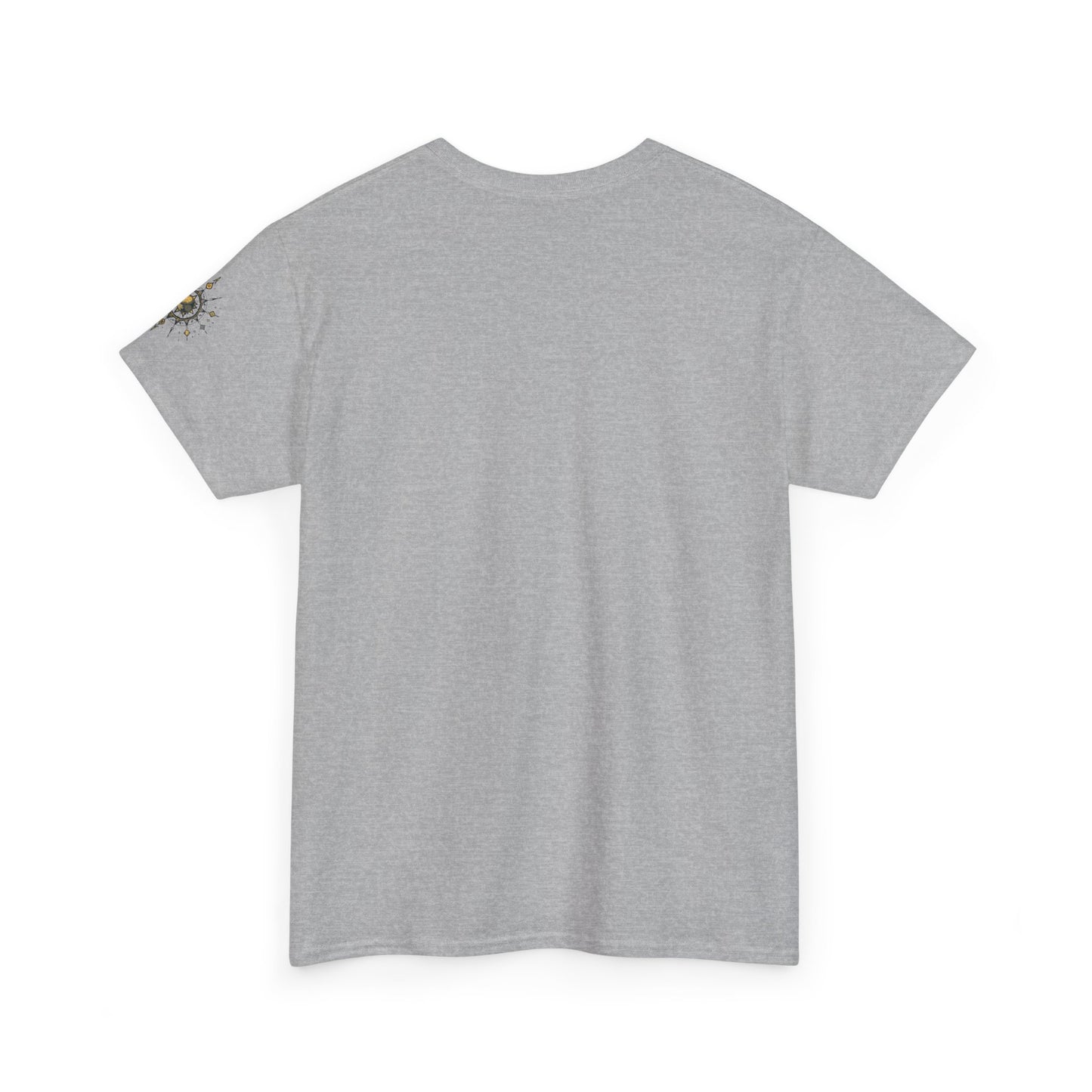 Celestial Sun Compass T‑Shirt — Golden Sun Mandala Graphic Tee