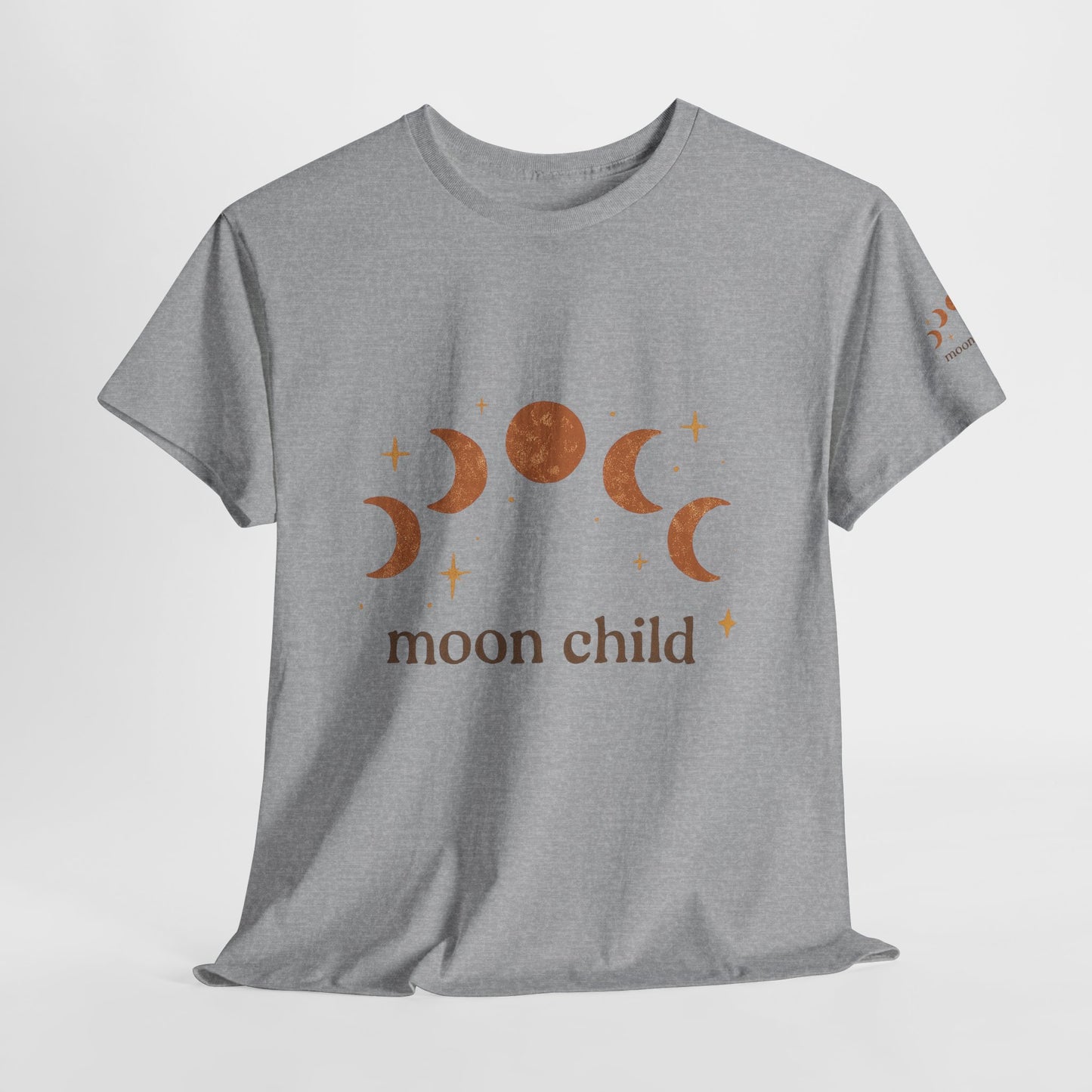 Moon Child T-Shirt — Celestial Phases Graphic Tee