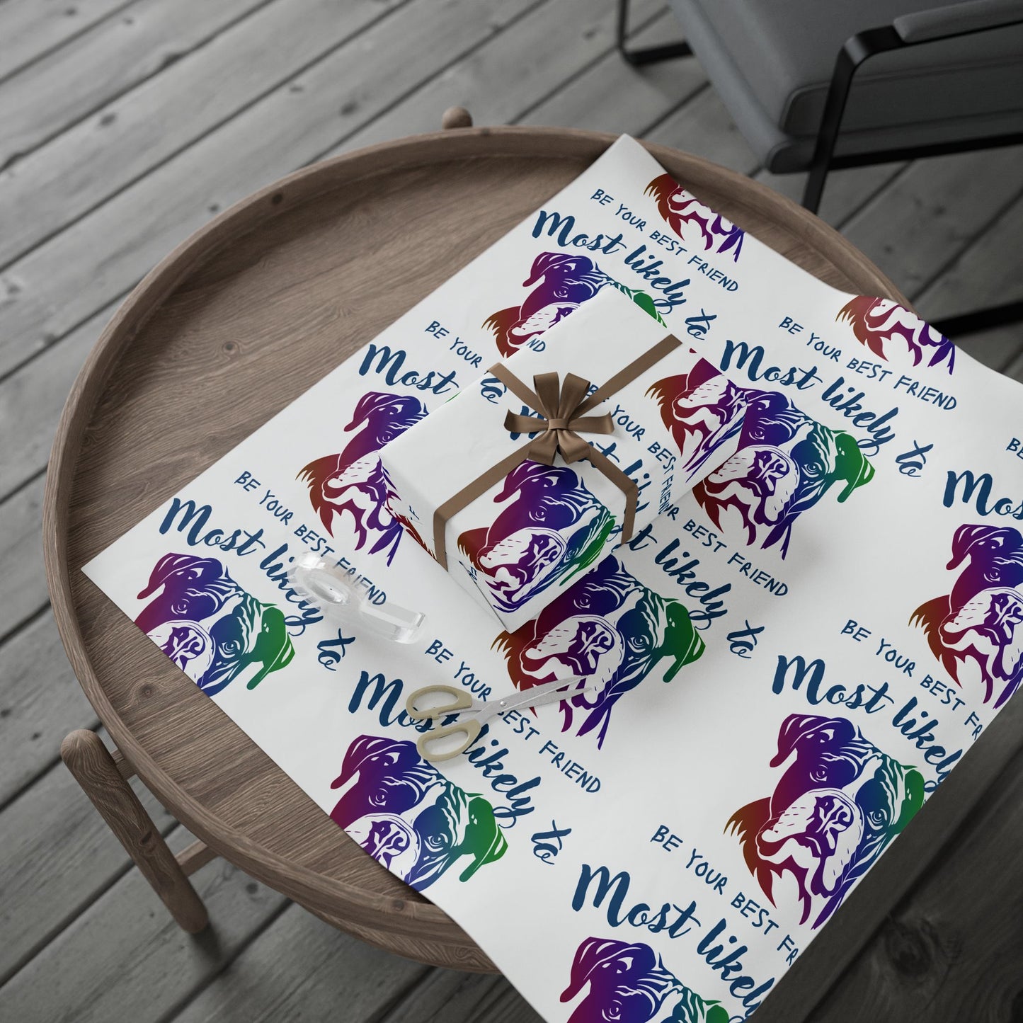 Boxer Wrapping Paper, Dog wrapping Paper, Whimsical Pet-Themed Wrapping Paper for Gifts, Colorful Dog Lover Gift Wrap, Unique Birthday Wrap, Fun Animal Print Paper, Most Likely [...]