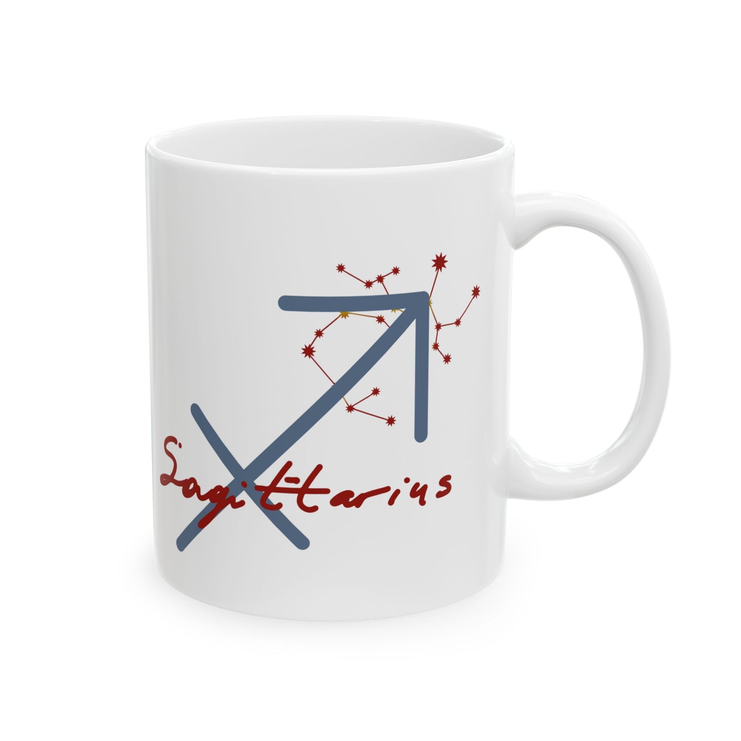 Personalized Sagittarius Constellation Ceramic Mug (11oz & 15oz)