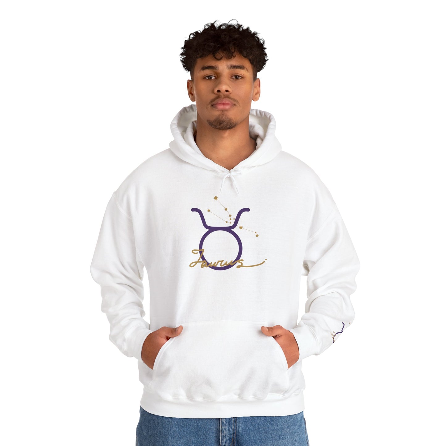 Taurus Zodiac Hoodie — Elegant Taurus Constellation Astrological Sweatshirt