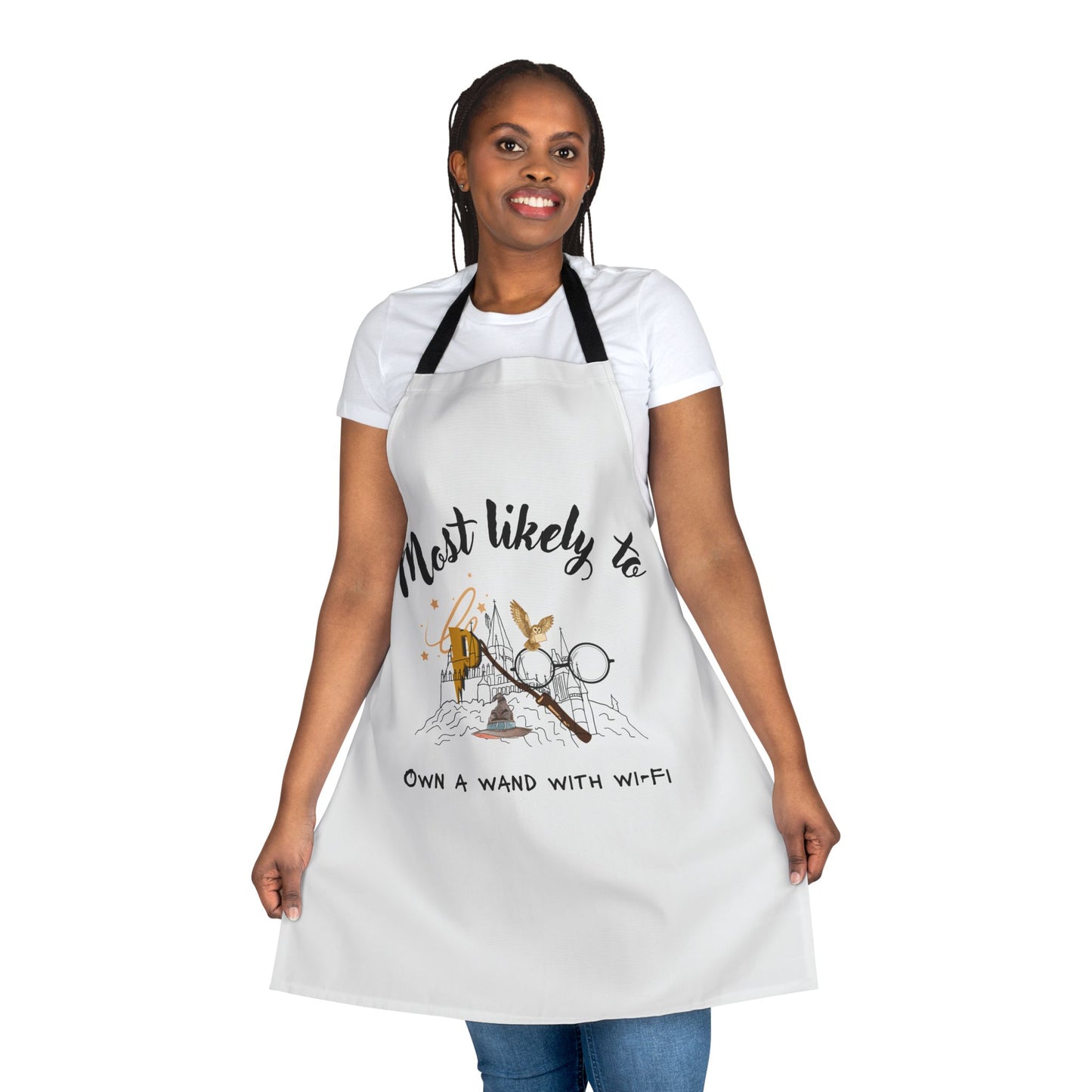 Magical Apron with 5-Color Straps, Quirky Cooking Gift for Wizards, Way to Spice Up Your Kitchen, Unique Kitchenware for Parties, [...]