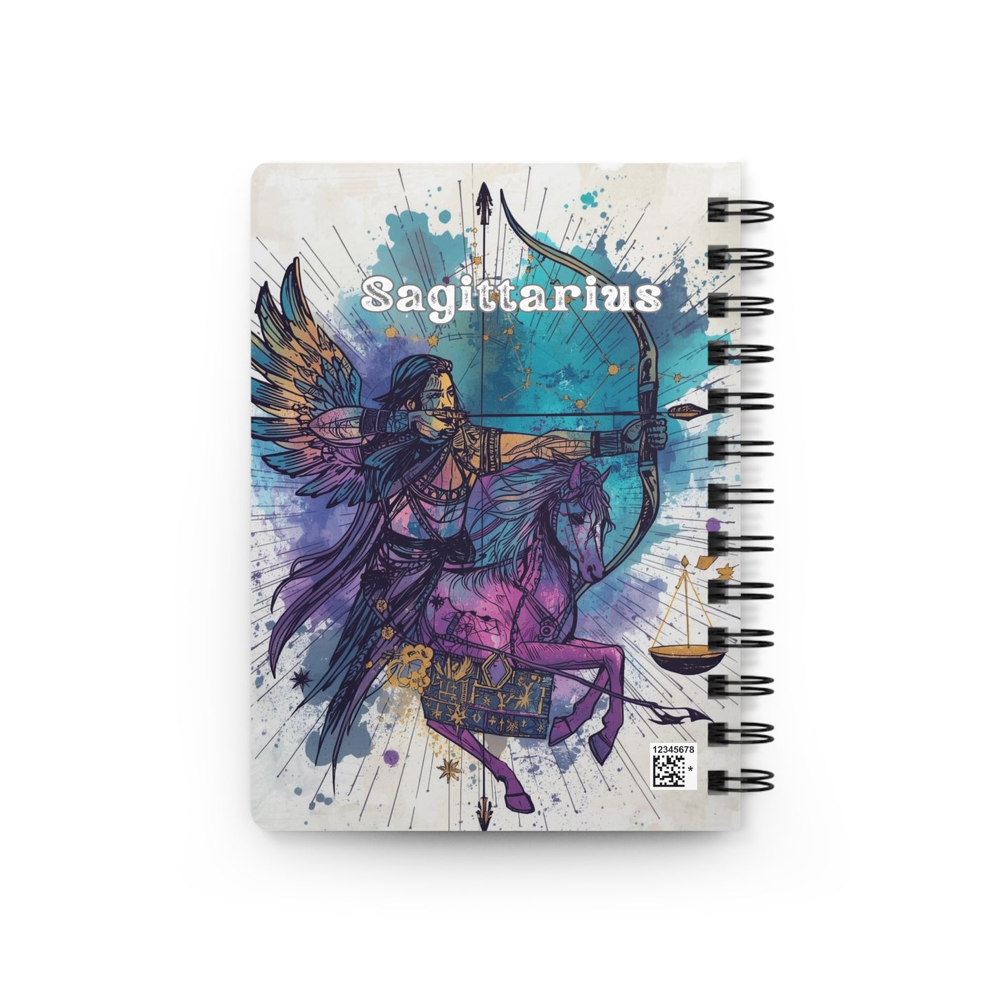 Sagittarius Journal, Cosmic Journal, Celestial Journal, Spiral Bound Journal