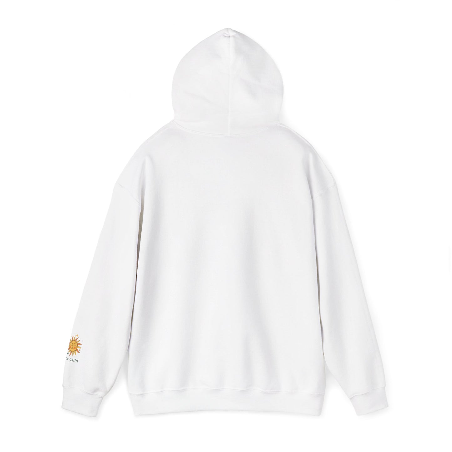 Moon Child Sun & Moon Graphic Hoodie — Celestial Retro Vibe