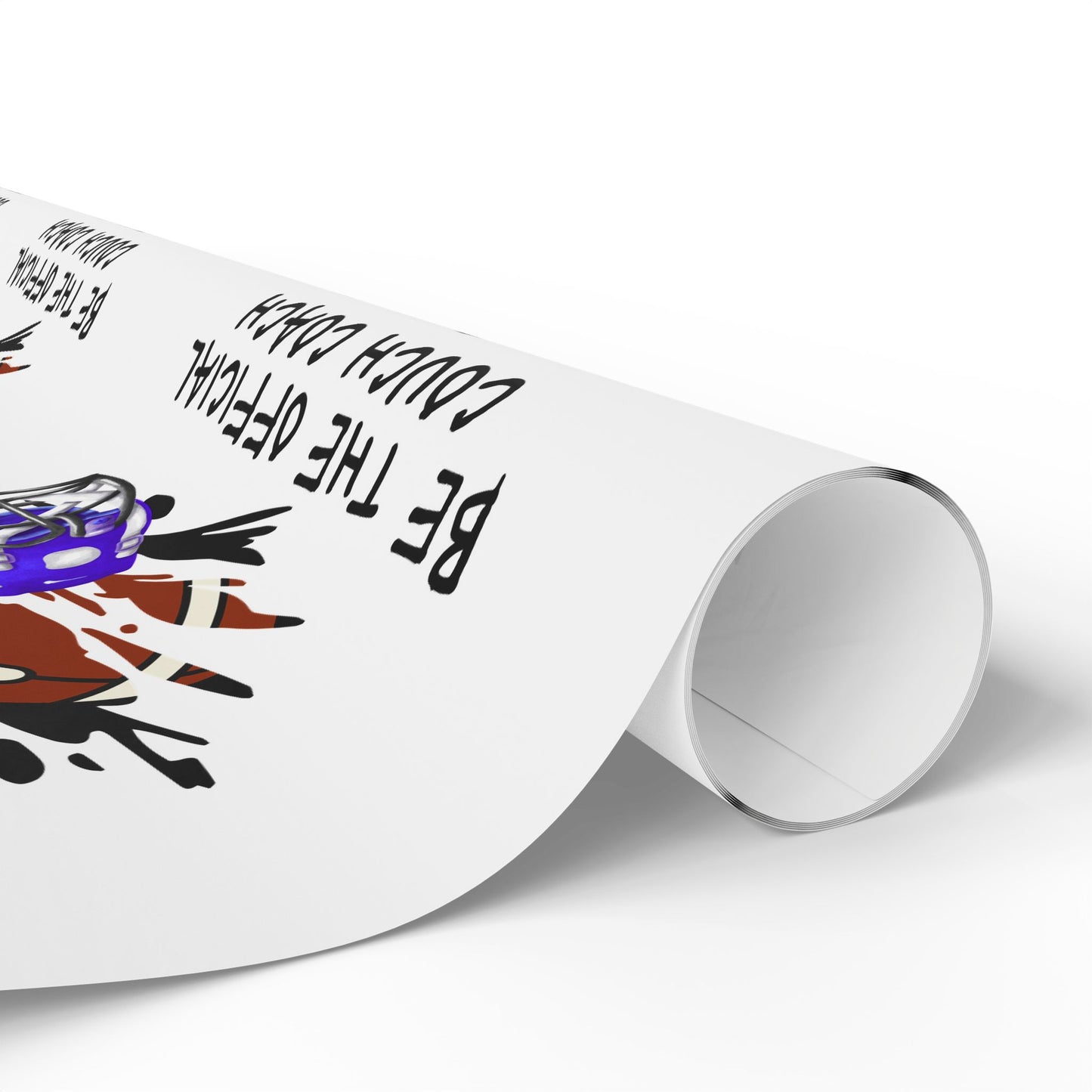Football Theme Wrapping Paper, Unique Gift Wrap for Coaches, Sports Party Decor, Most Likely to Be the Official Couch Coach, Fun Gift [...]