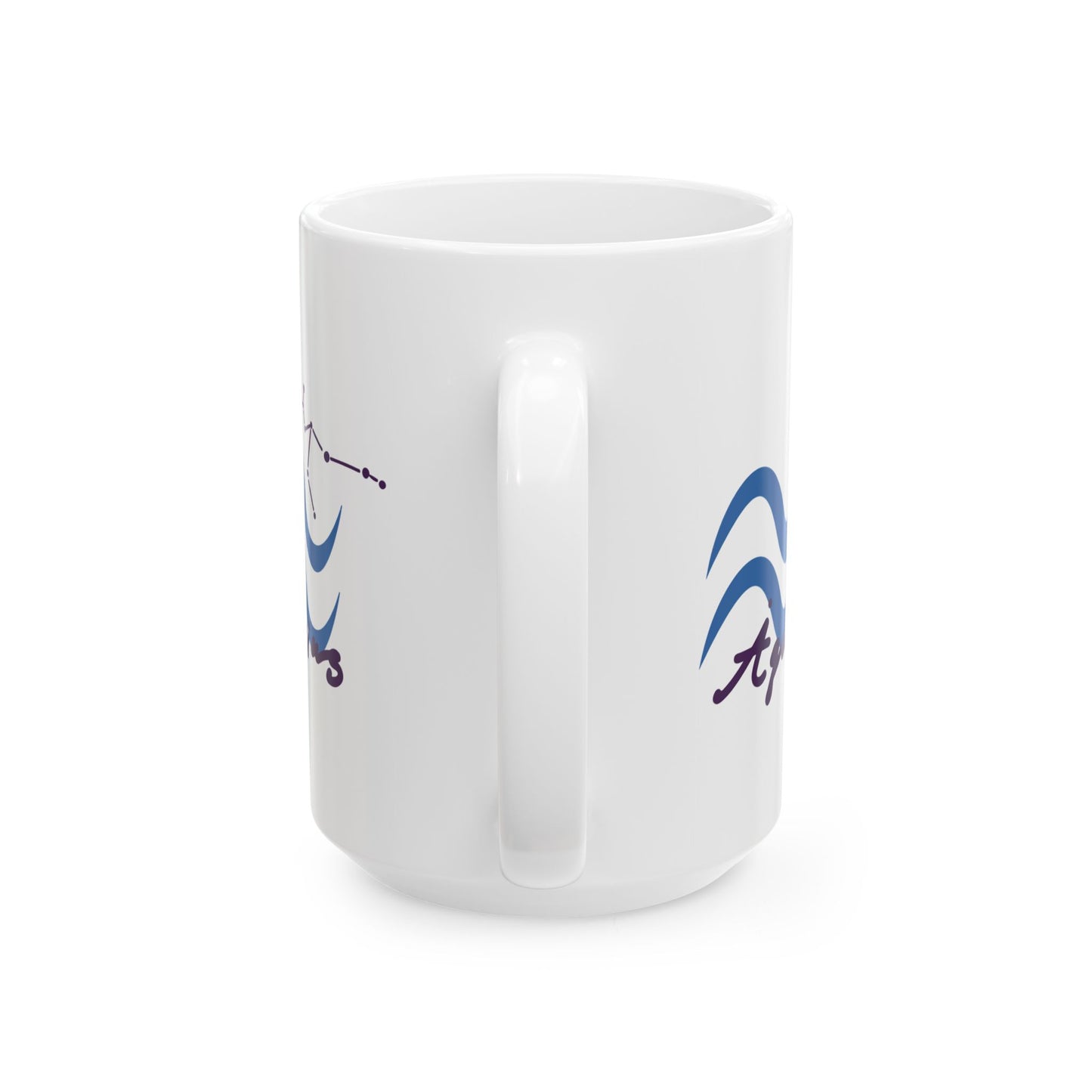Aquarius Constellation Ceramic Mug – Zodiac Coffee Cup (11oz/15oz)