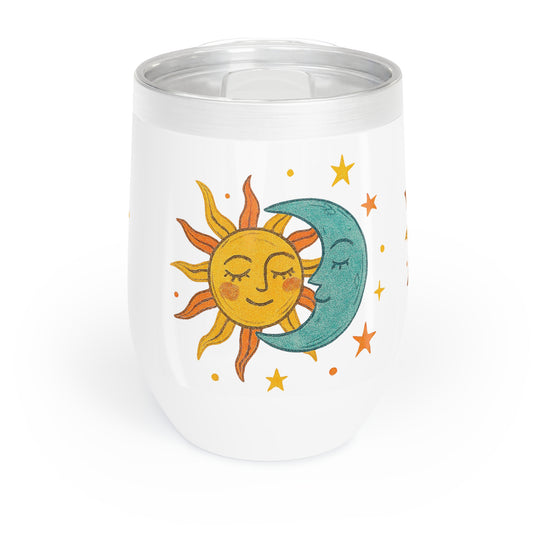 Sun & Moon Chill Wine Tumbler