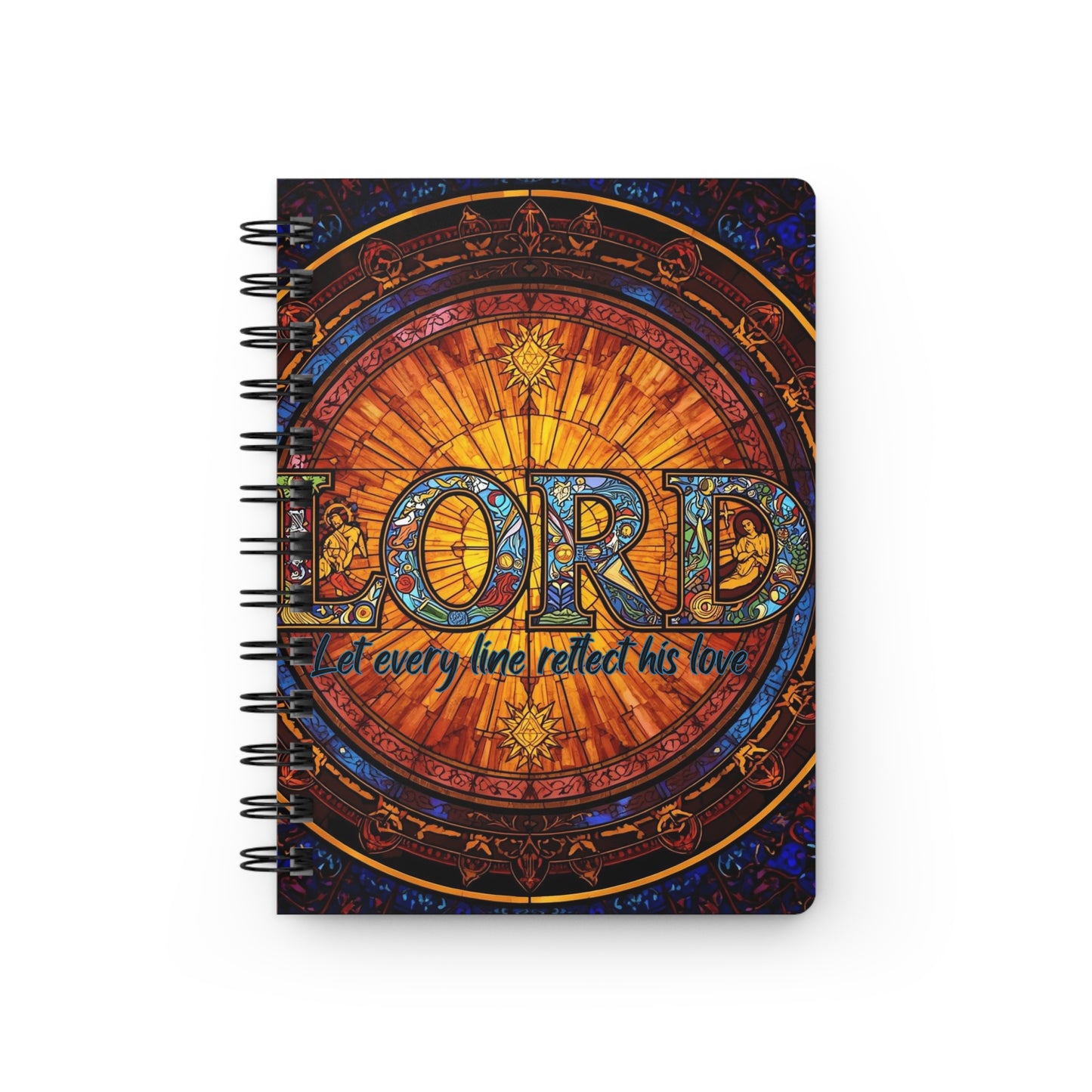 Spiral Bound Faith Journal - "LORD: Let Every Line Reflect His Love"