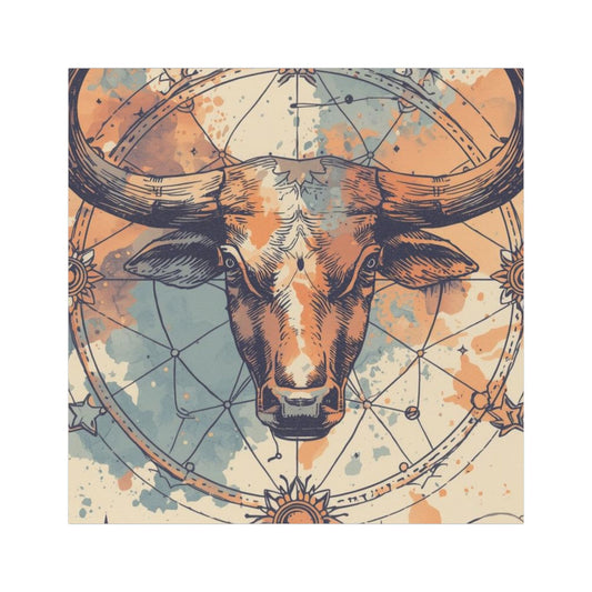 Vintage Bull Car Magnet - Unique Automotive Decor - Taurus Magnet