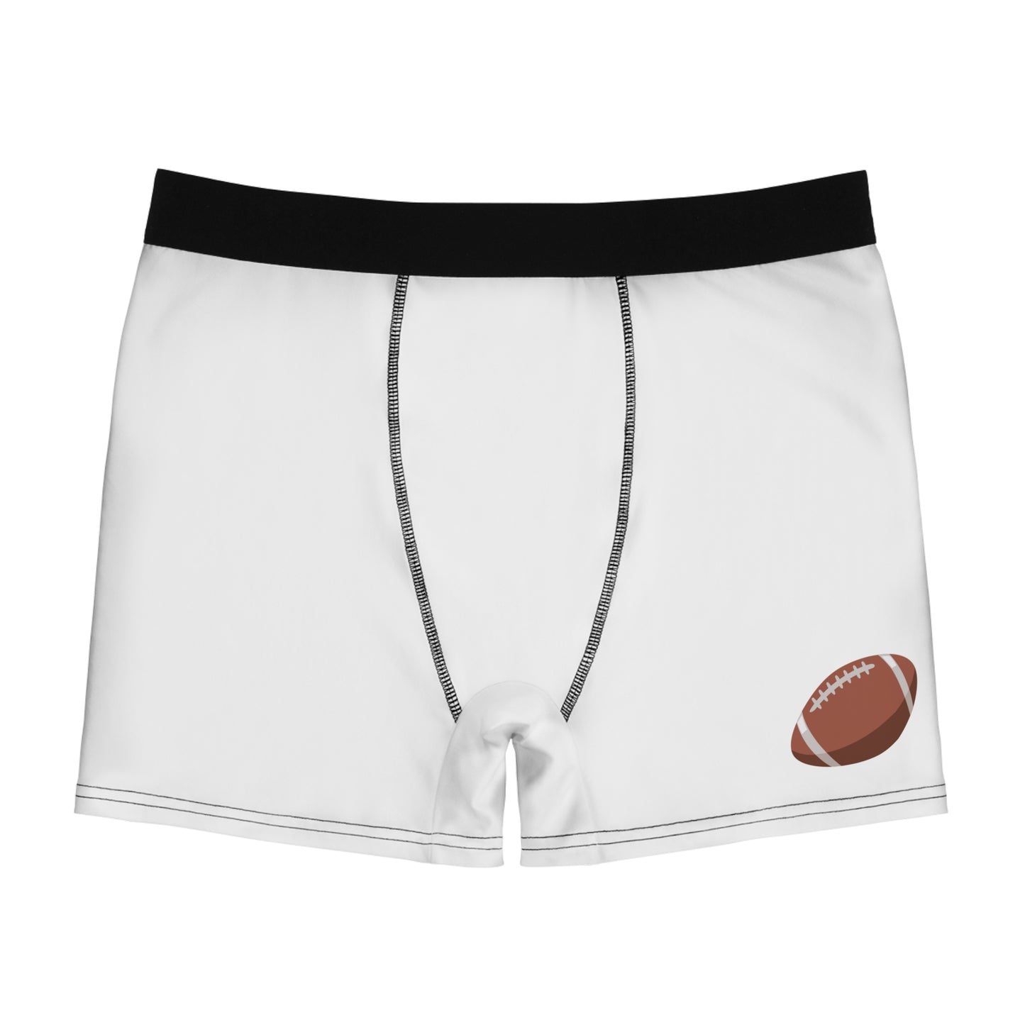 Football-Themed Men's Boxer Briefs - Fun Sports Underwear - Men's Sports Boxer