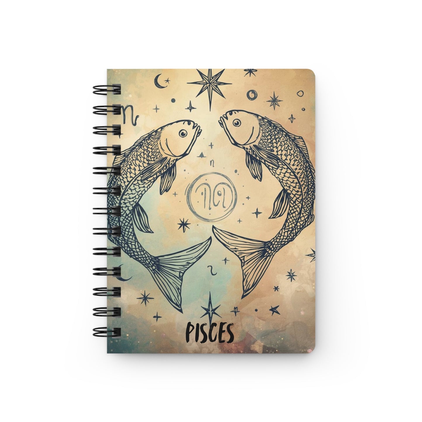 Pisces Spiral Bound Journal - Cosmic Zodiac Diary for Astrological Lovers