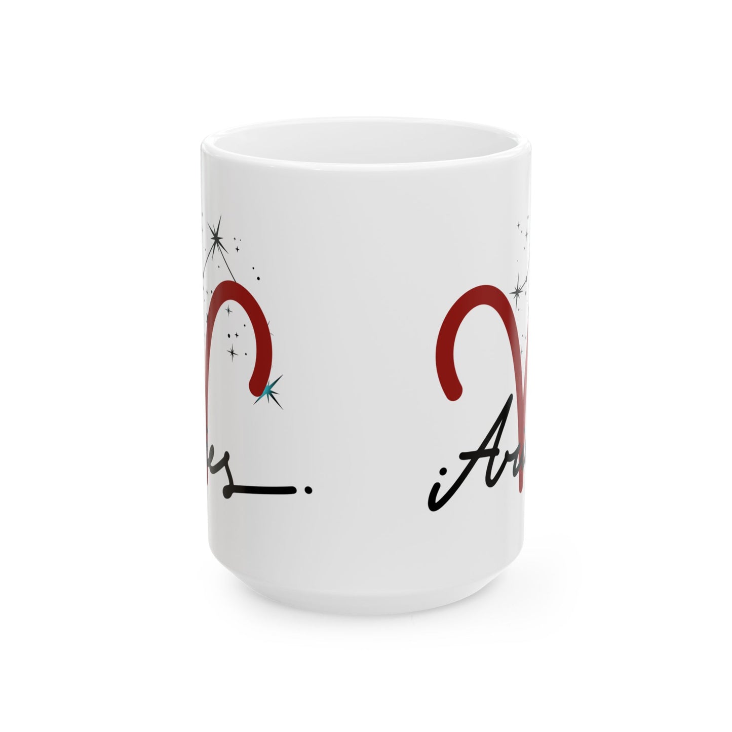 Personalize Aries Ceramic Mug — Coffee Cup (11oz & 15oz)