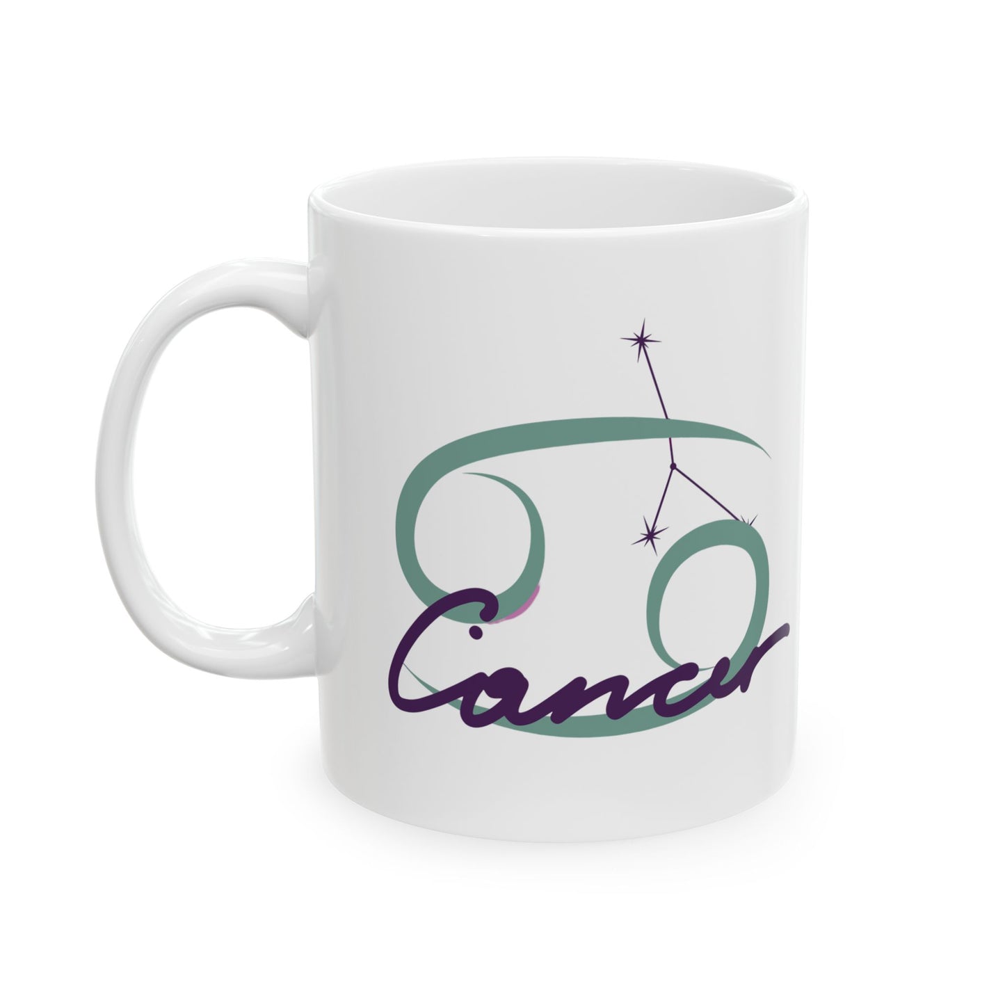Personalized Zodiac Cancer Ceramic Mug –  (11oz, 15oz)
