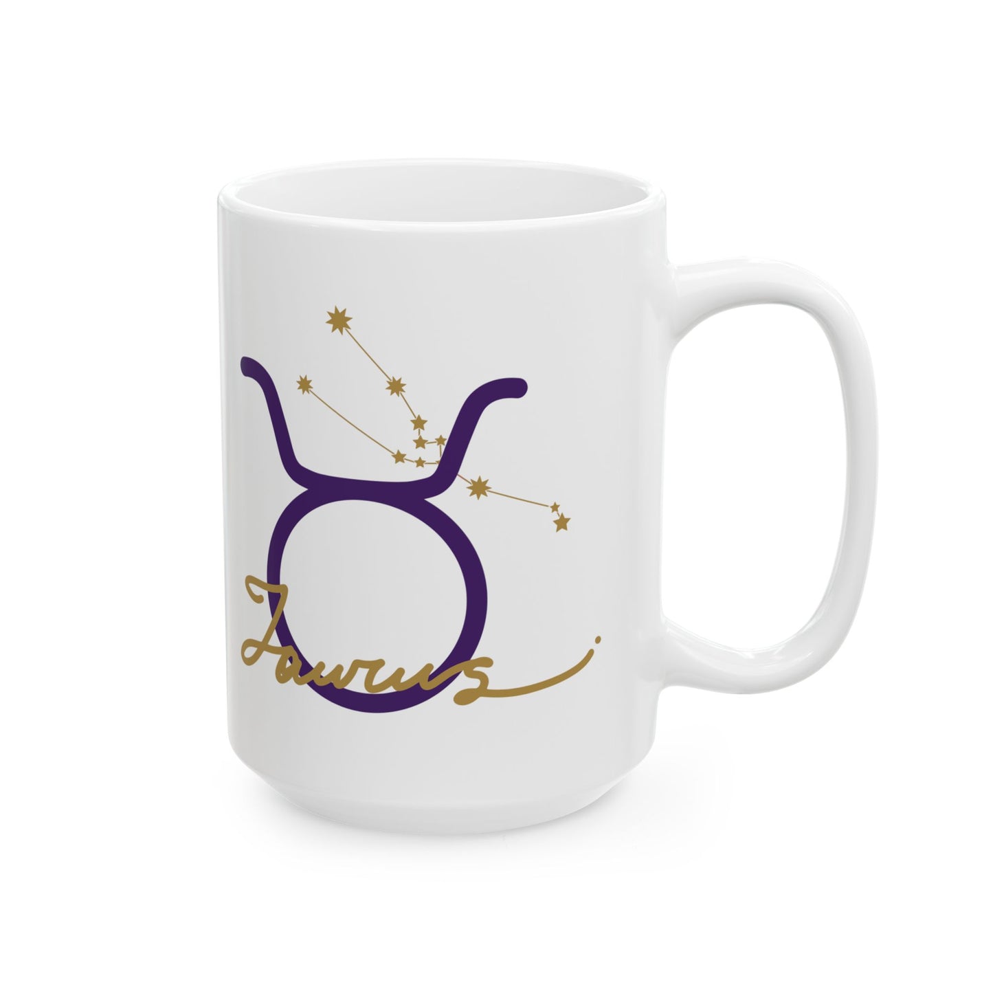 Taurus Constellation Ceramic Mug – Zodiac Astrology Coffee Cup (11oz & 15oz)
