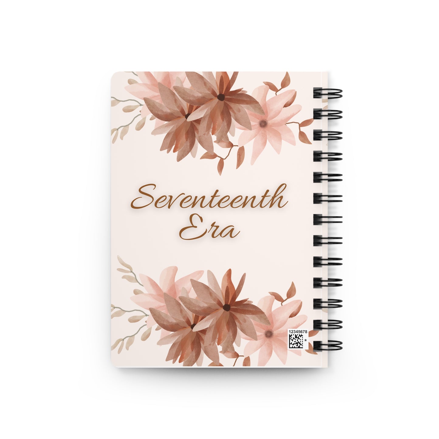 Personalize, Seventeenth Era Journal - 17th Era Journal - Seventeenth Chapter Journal - Floral Spiral Bound Journal - Seventeenth Era