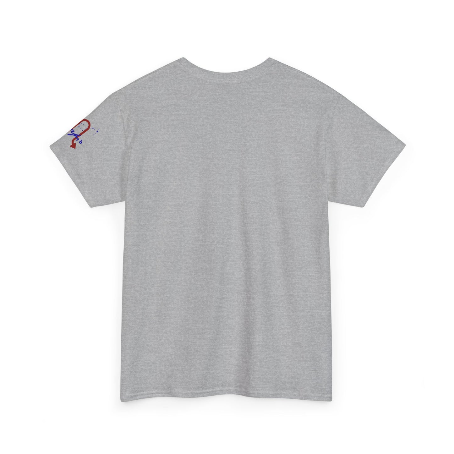 Scorpio Zodiac T-Shirt — Red Glyph & Script Astrology Tee