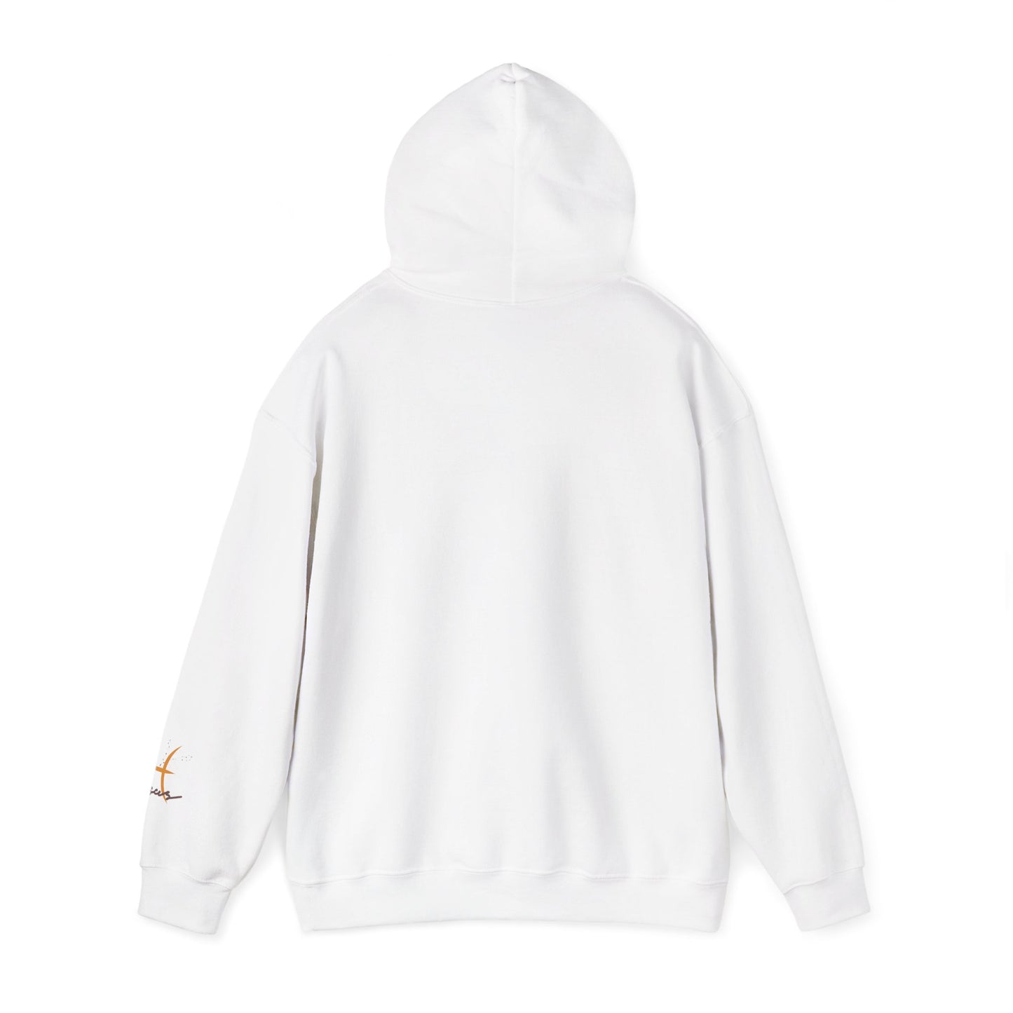 Pisces Zodiac Hoodie — Minimal Gold Astrology Sweatshirt