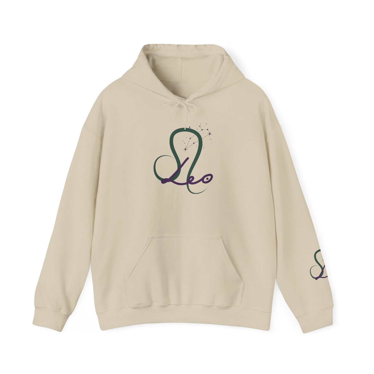 Leo Zodiac Hoodie — Minimal Constellation Sign Sweatshirt