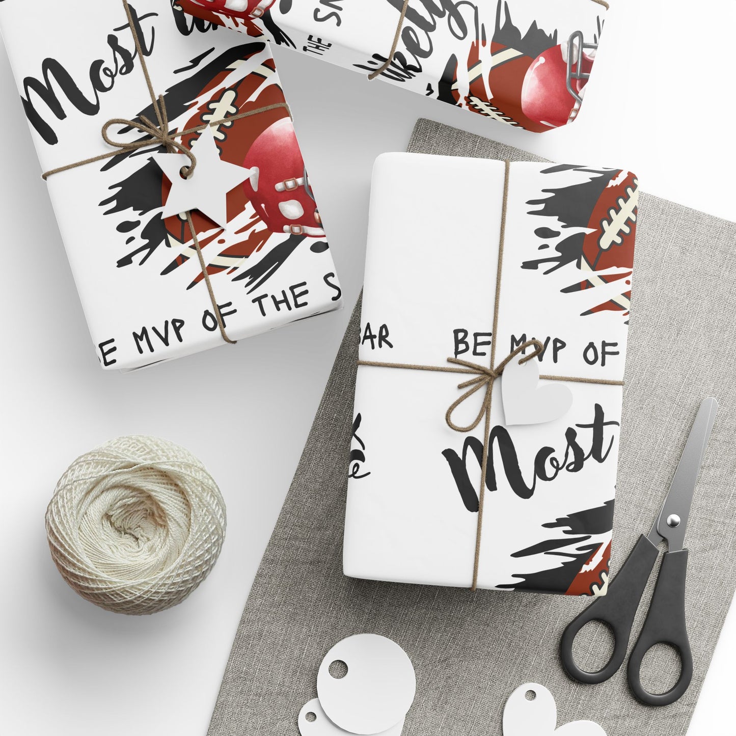 Most Likely To Wrapping Papers, Football Wrapping Paper, Sports Wrapping Paper