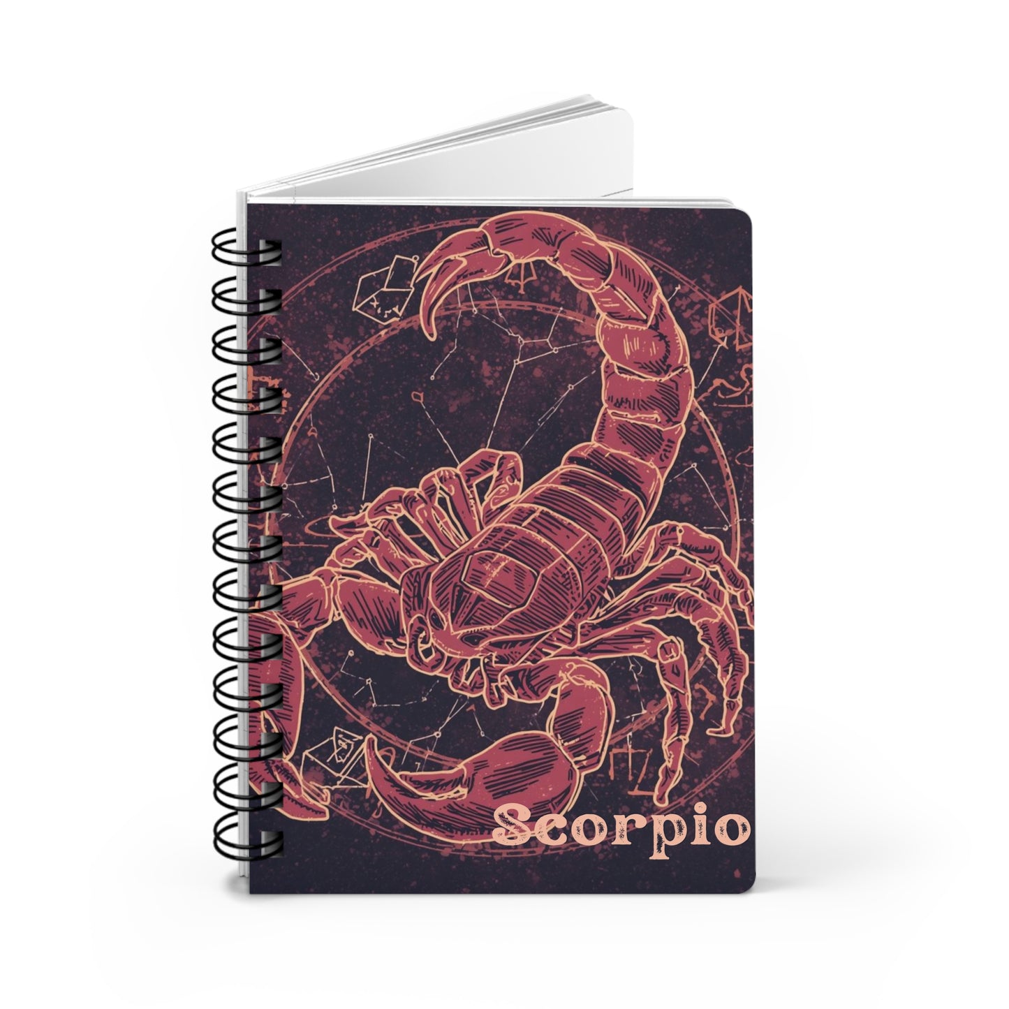 Astrology Scorpio Spiral Bound Journal