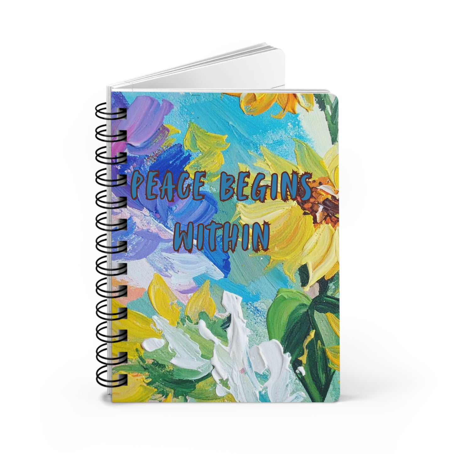 Peace Begins Within Spiral Bound Journal